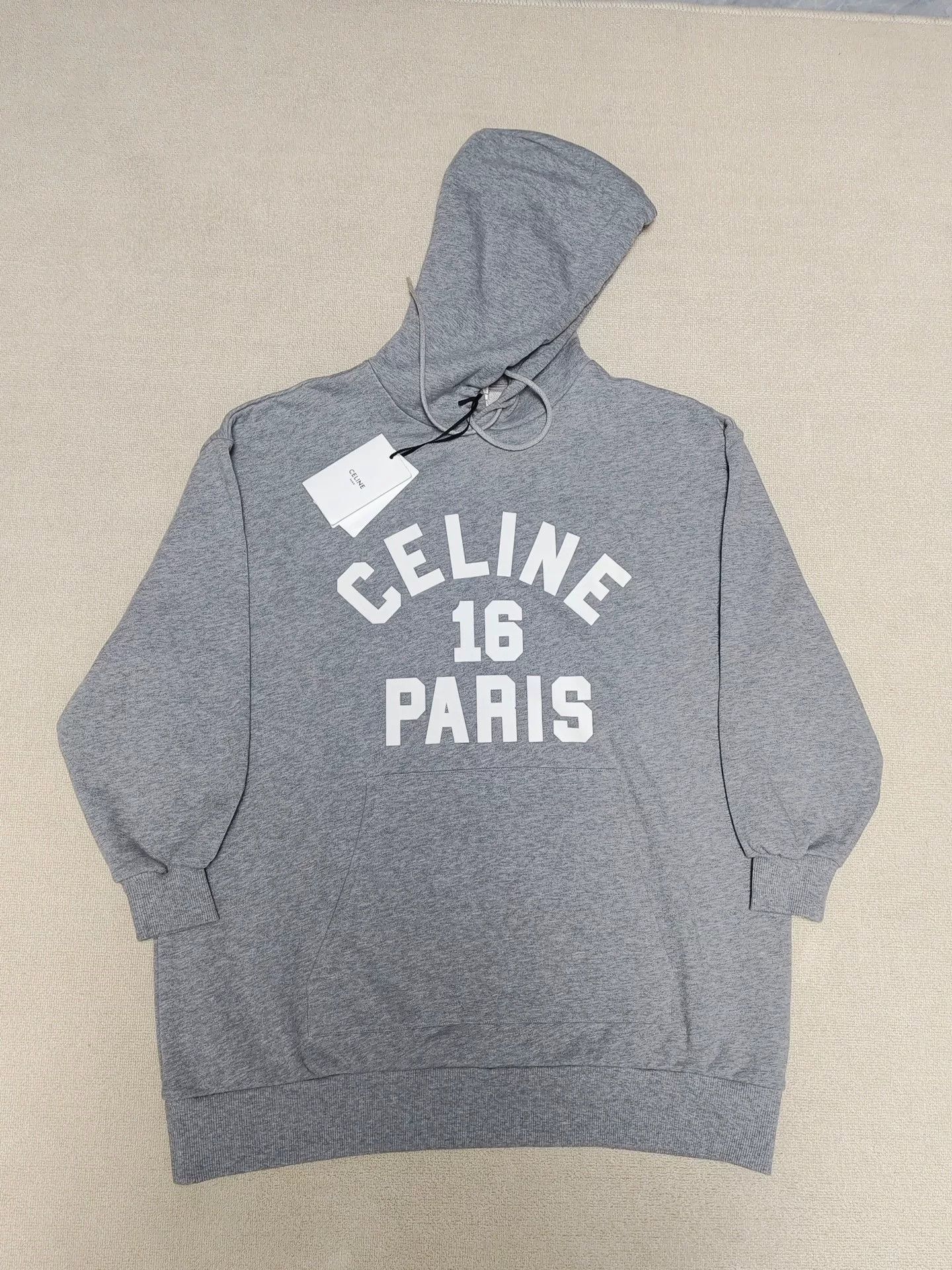 Celine Celine Paris 16 Logo Hoodie Size S Size US S / EU 44-46 / 1 - 2 Thumbnail