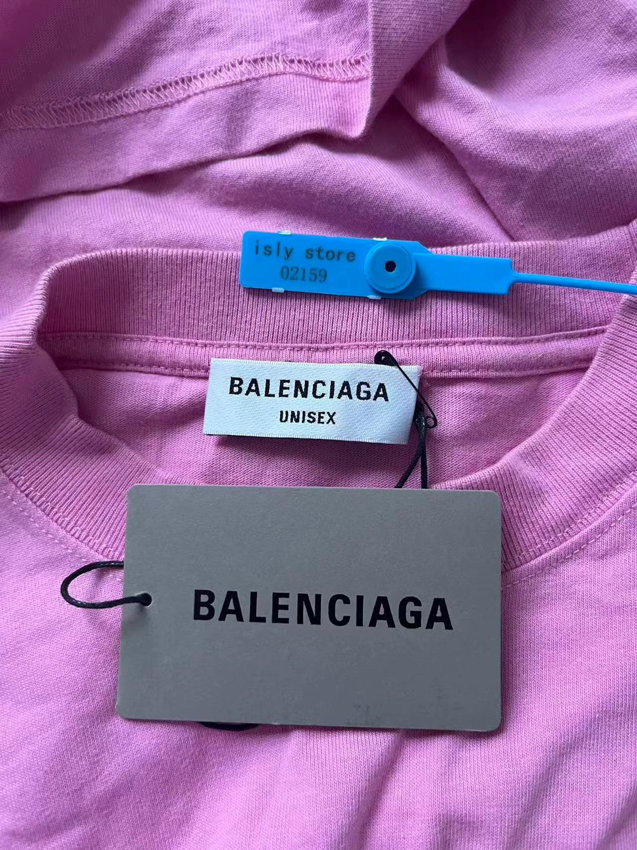 Balenciaga Balenciaga WFP Logo Pink T-Shirt Size XS Size XS / US 0-2 / IT 36-38 - 6 Thumbnail