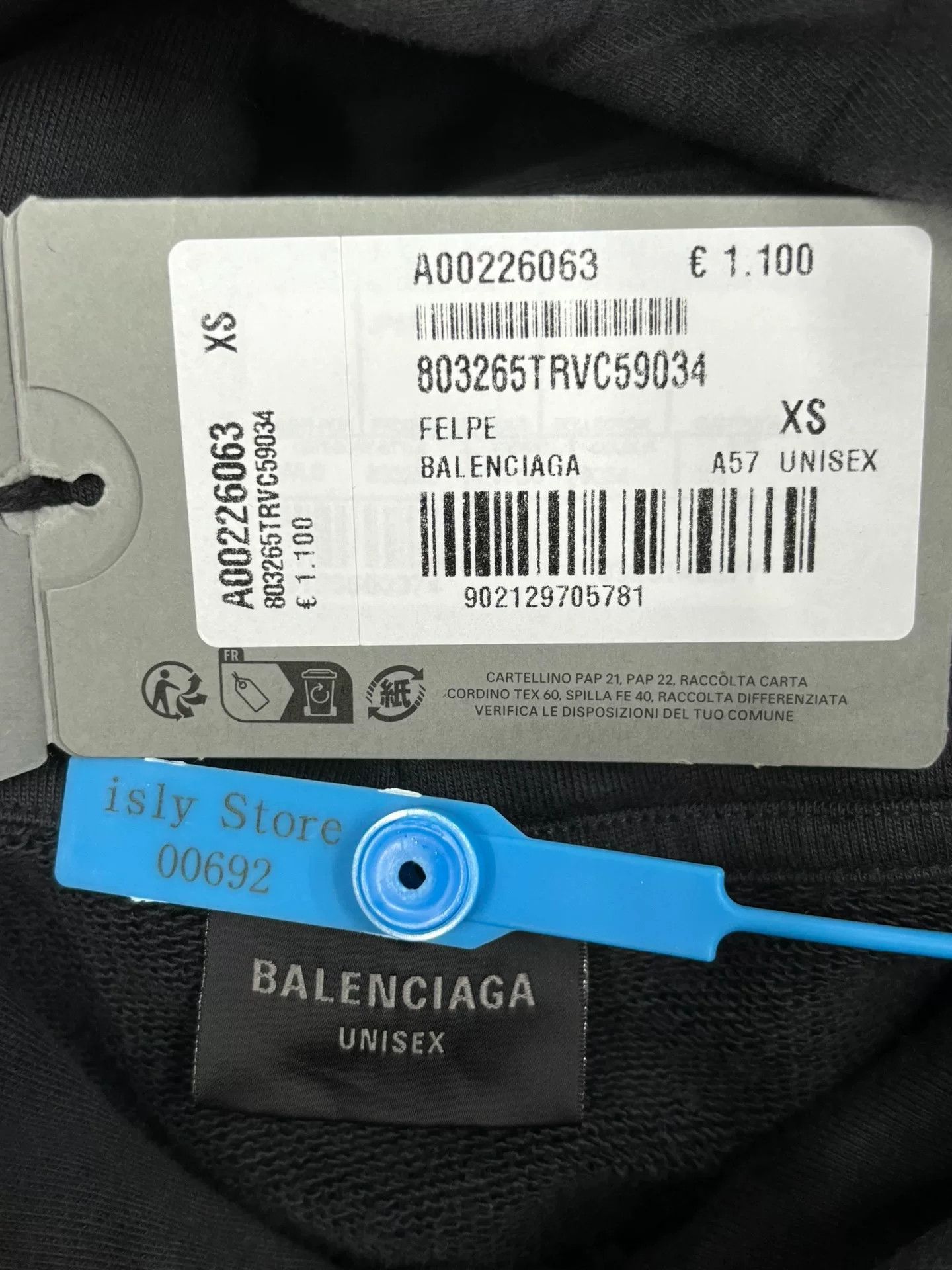 Balenciaga Balenciaga Keep Calm Graphic Hoodie XS Size US XS / EU 42 / 0 - 5 Thumbnail