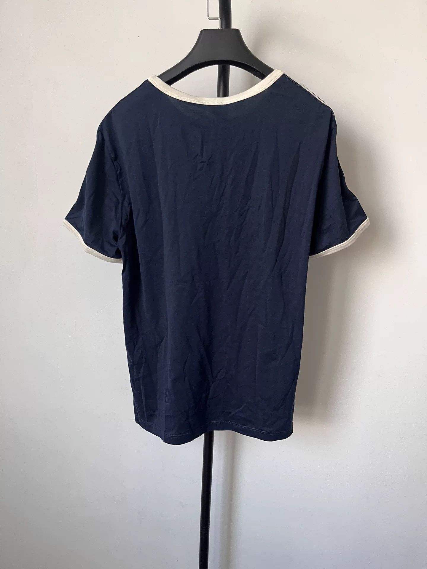 Celine Celine Embroidered Logo Striped T-Shirt L Size US L / EU 52-54 / 3 - 3 Thumbnail