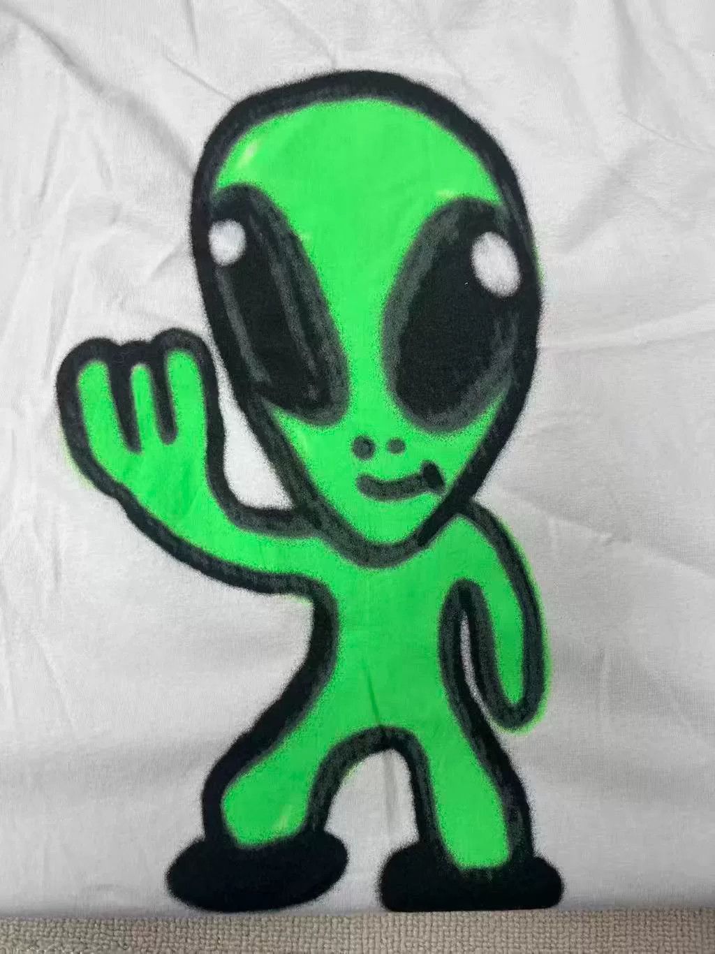 Balenciaga Balenciaga High Summer Alien Print T-Shirt XXS Size US XXS / EU 40 - 4 Thumbnail