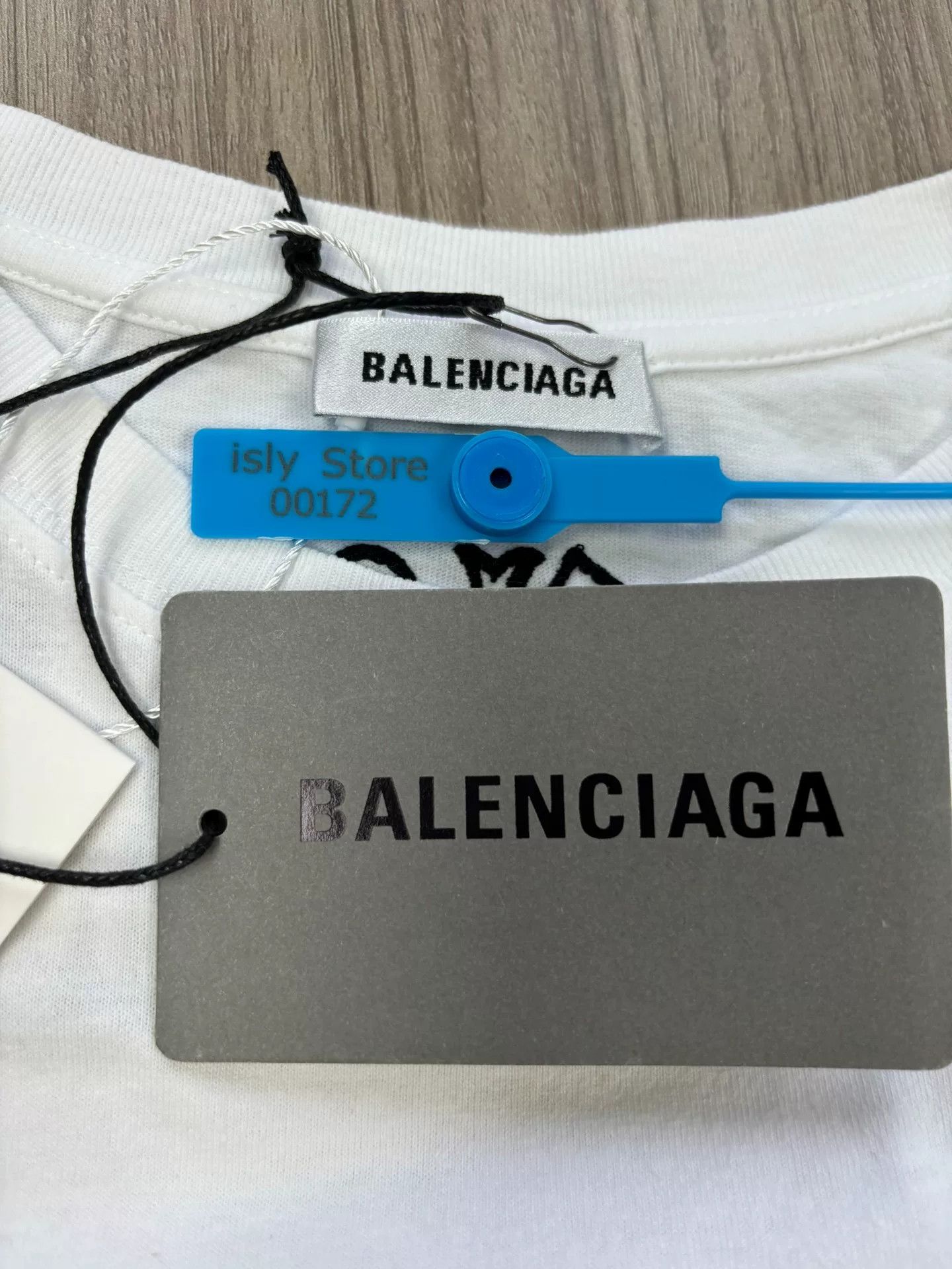 Balenciaga Balenciaga Gothic Logo T-Shirt Size M Size US M / EU 48-50 / 2 - 5 Thumbnail