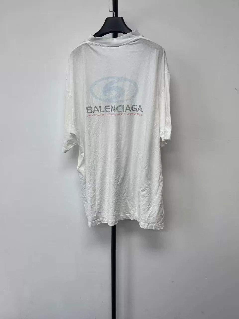 Balenciaga Balenciaga Logo Print Sports Apparel T-Shirt L Size US L / EU 52-54 / 3 - 3 Thumbnail