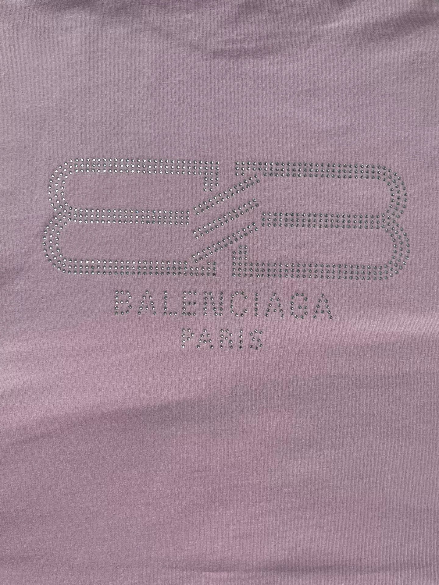 Balenciaga Balenciaga Rhinestone Logo T-Shirt Size M Size US M / EU 48-50 / 2 - 5 Thumbnail