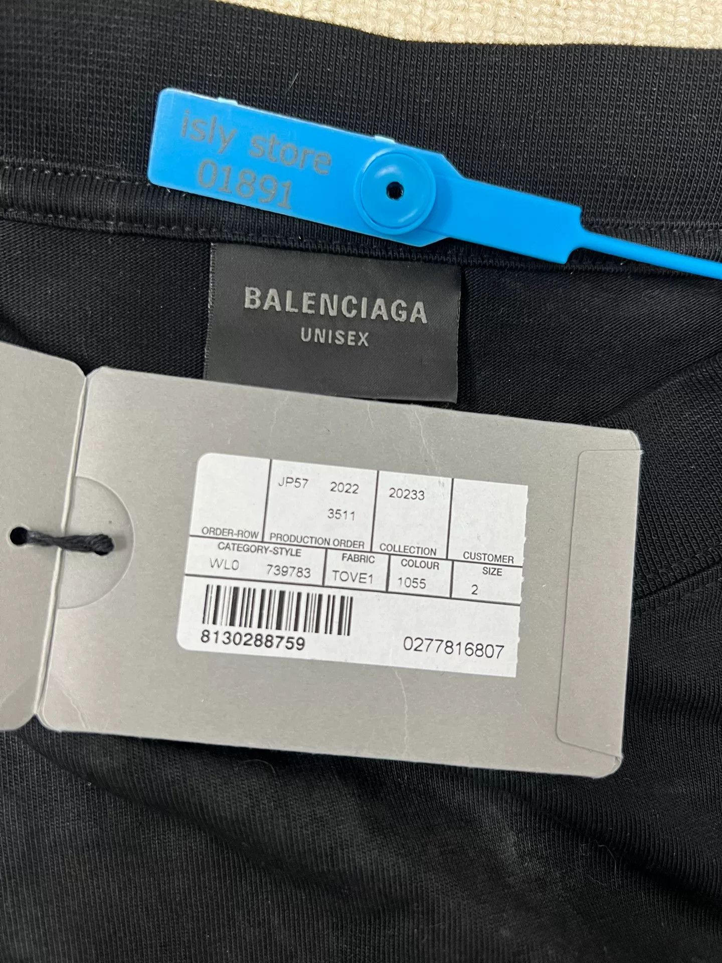 Balenciaga Balenciaga Sanskrit Logo Long Sleeve T-Shirt US M Size US M / EU 48-50 / 2 - 5 Thumbnail