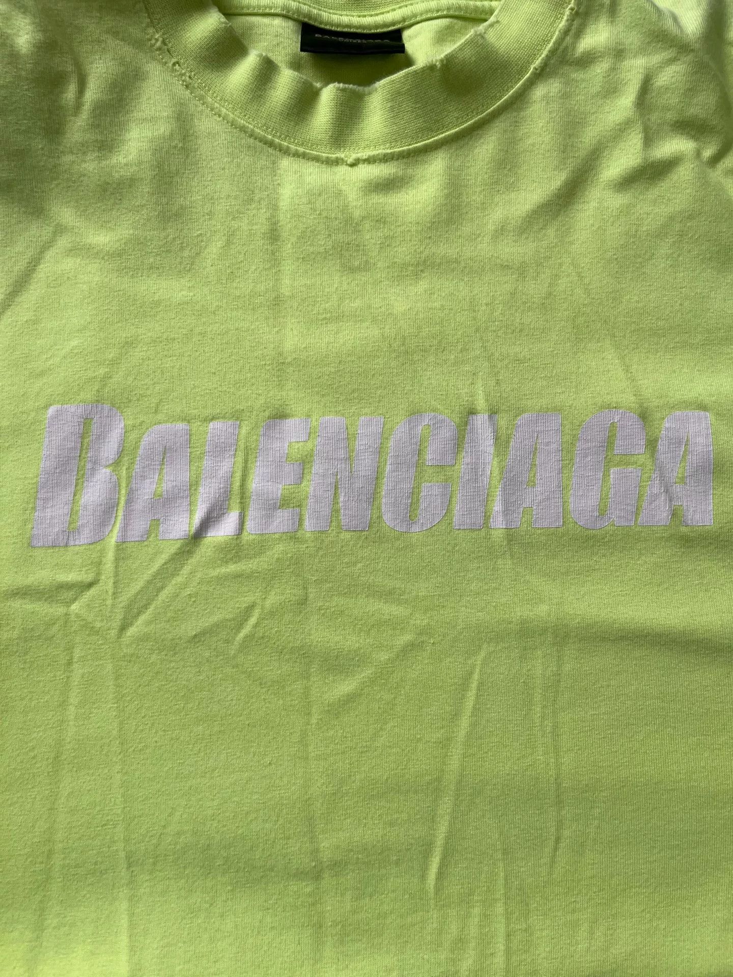 Balenciaga Balenciaga Distressed Logo T-Shirt XXS Size US XXS / EU 40 - 4 Thumbnail