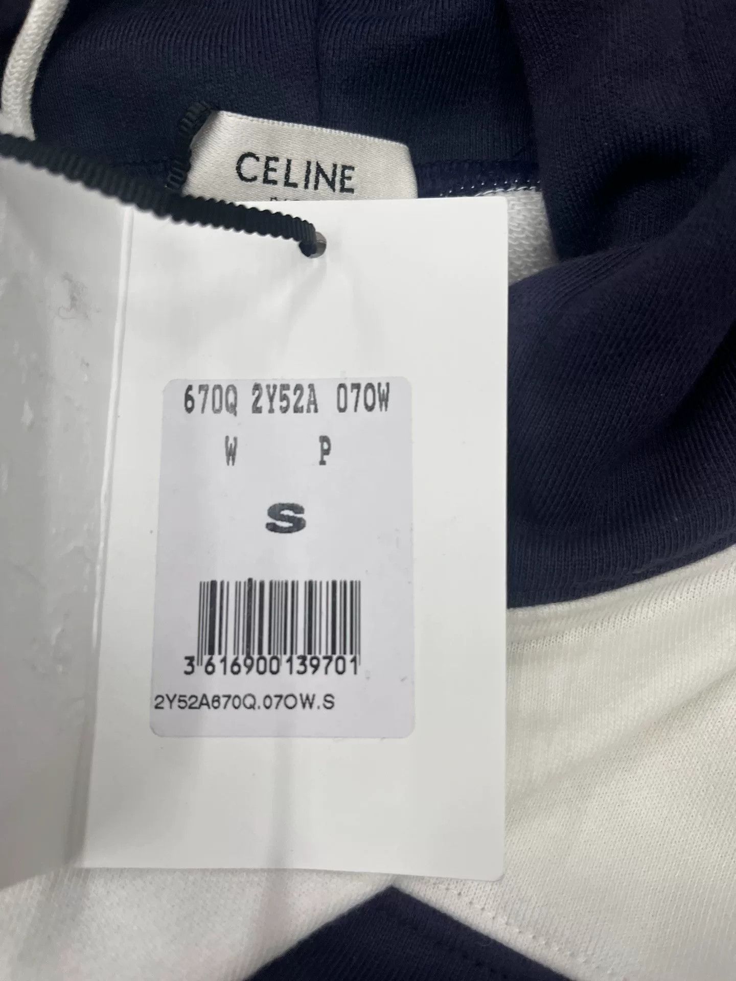 Celine Celine SS23 Logo Print Bicolor Hoodie S Size S / US 4 / IT 40 - 4 Thumbnail