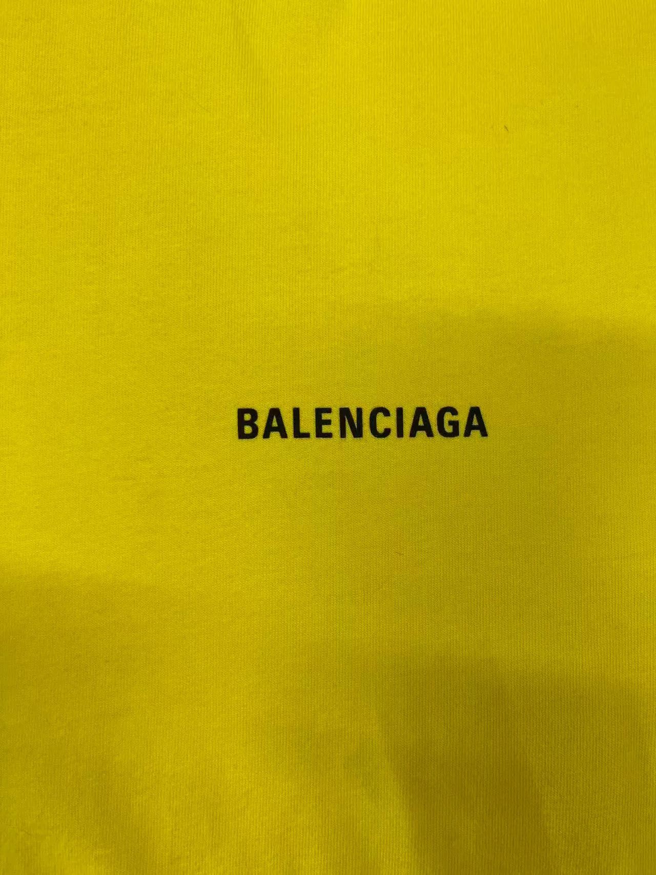Balenciaga Balenciaga FW21 Logo Print T-Shirt Yellow XS Size US XS / EU 42 / 0 - 4 Thumbnail