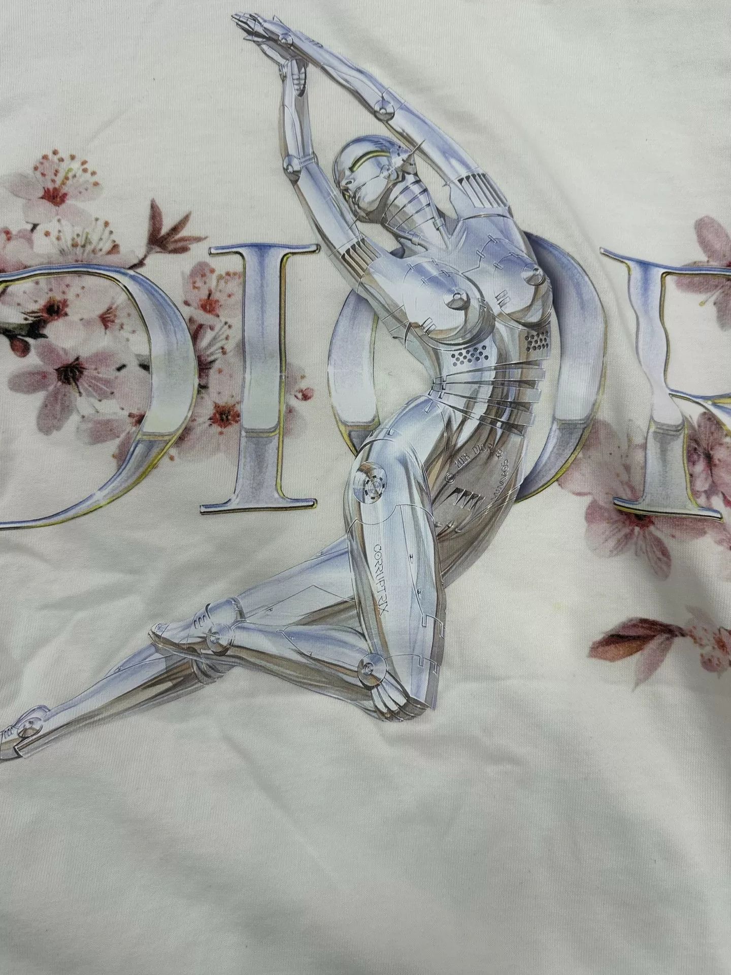 Dior Dior x Hajime Sorayama Cherry Blossom T-Shirt Size M Size US M / EU 48-50 / 2 - 4 Thumbnail