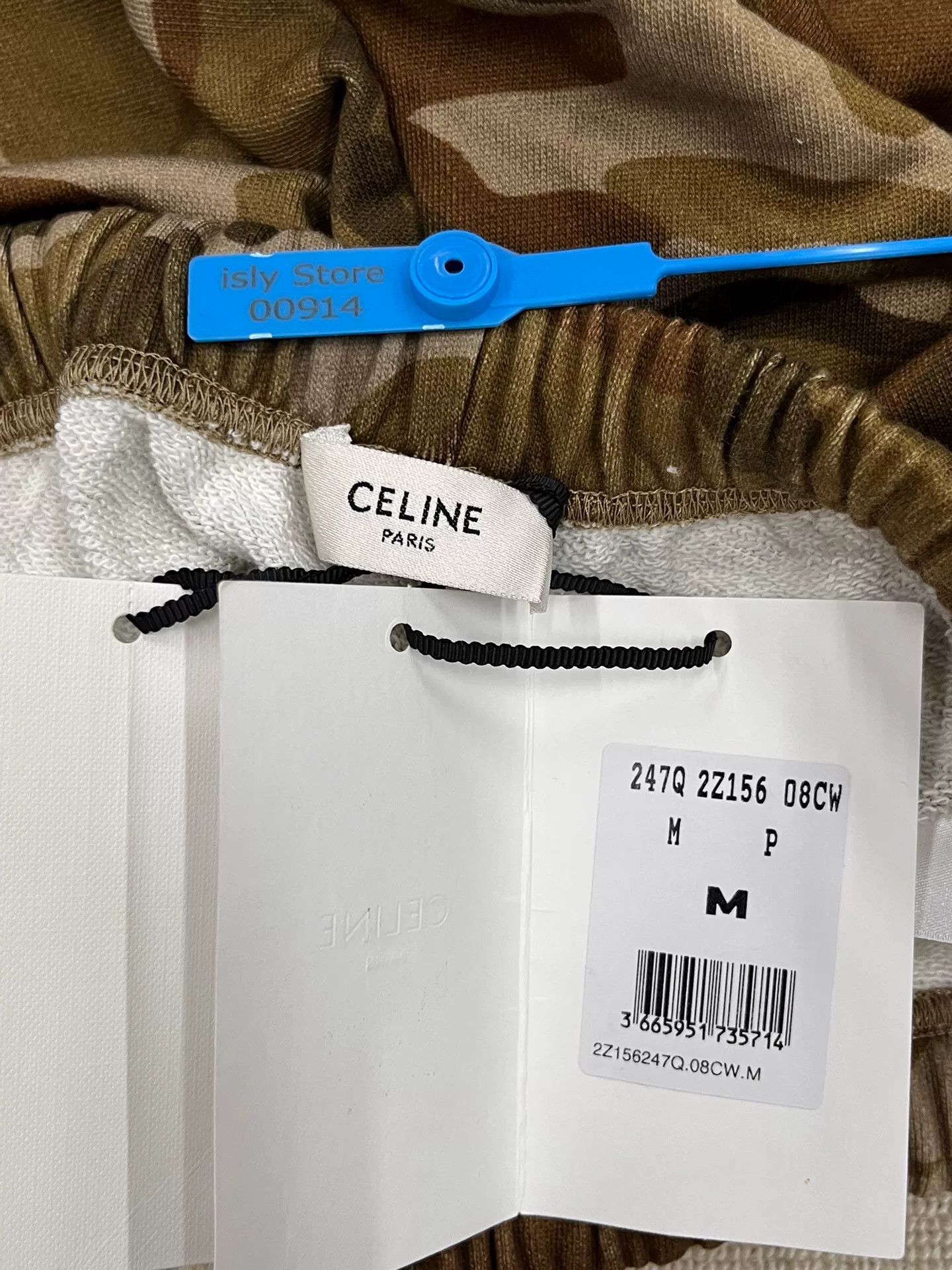 Celine Celine Camo Print Fleece Shorts Size M Size US 32 / EU 48 - 6 Thumbnail
