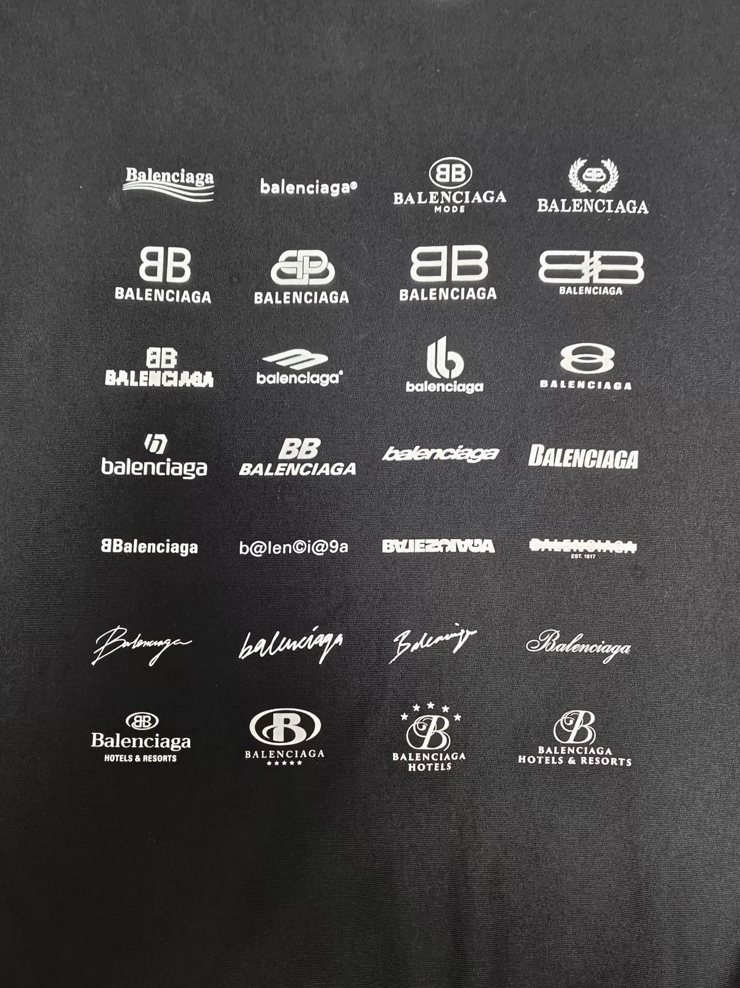 Balenciaga Balenciaga All Over Logo Archive Sweatshirt Size 1 Size US S / EU 44-46 / 1 - 4 Thumbnail