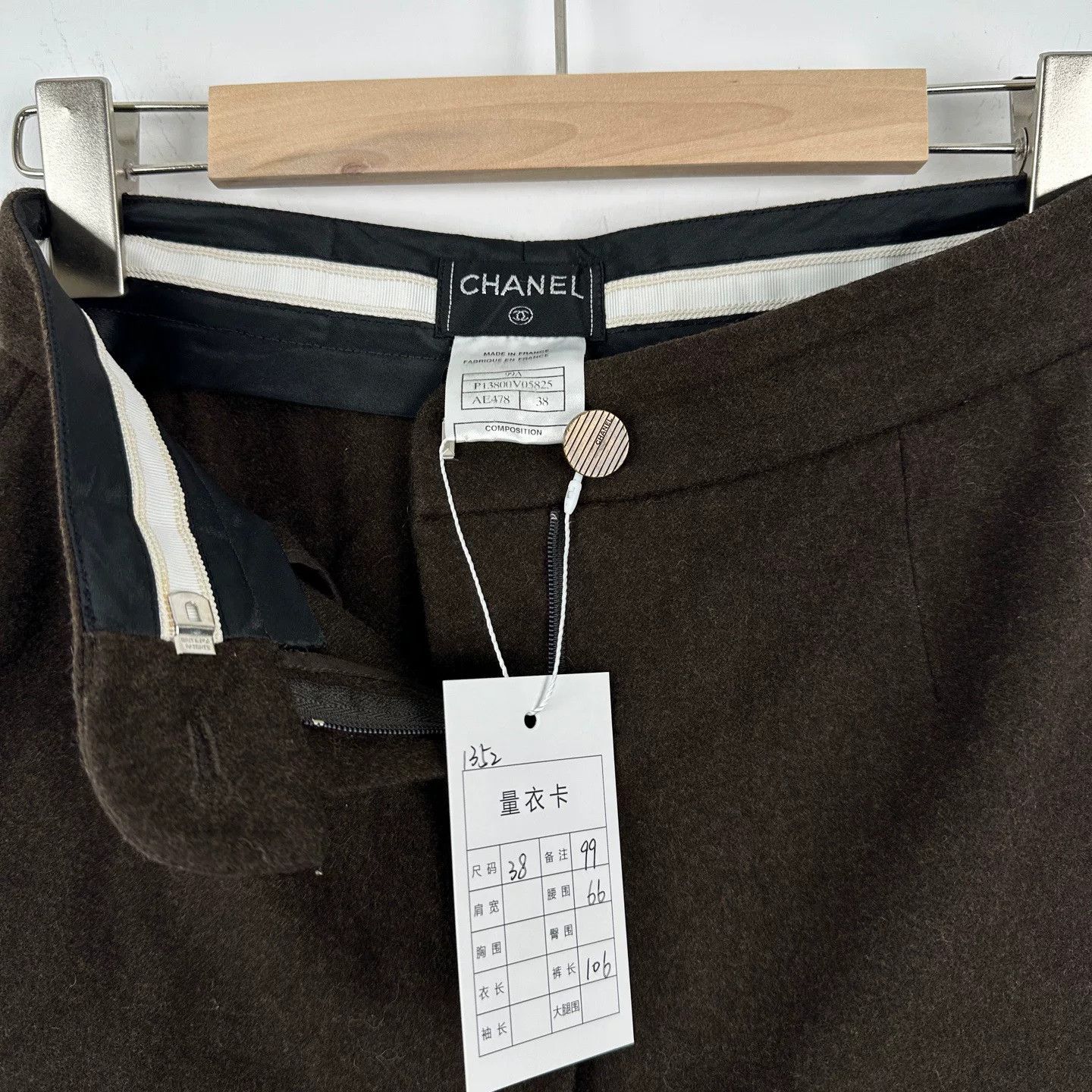 Chanel Chanel Wool Cashmere Trousers FR 38 Size 27" / US 4 / IT 40 - 4 Thumbnail