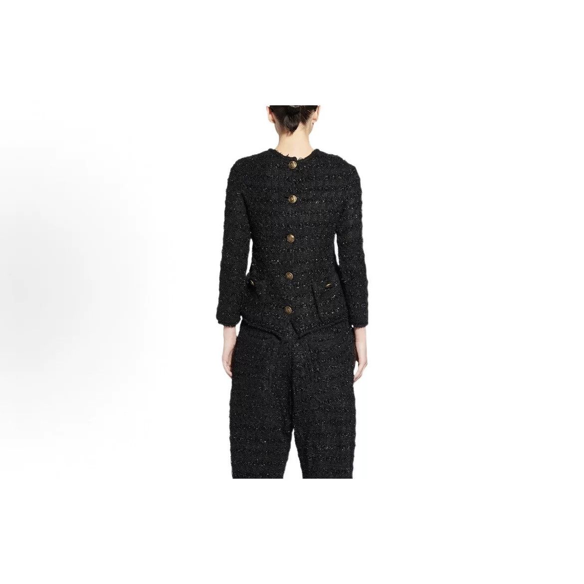 Balenciaga Balenciaga Reversible Tweed Jacket Size M Size M / US 6-8 / IT 42-44 - 8 Thumbnail