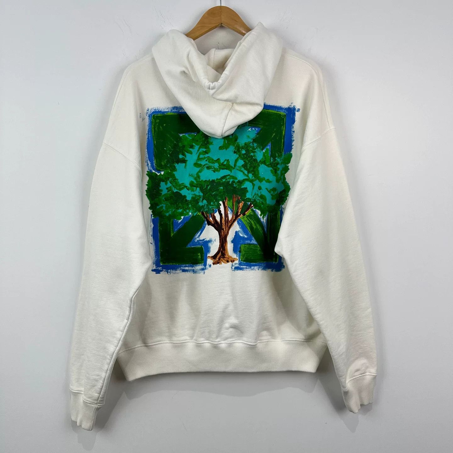 Off-White Off-White Oil Painting Tree Graphic Hoodie L Size US L / EU 52-54 / 3 - 3 Thumbnail