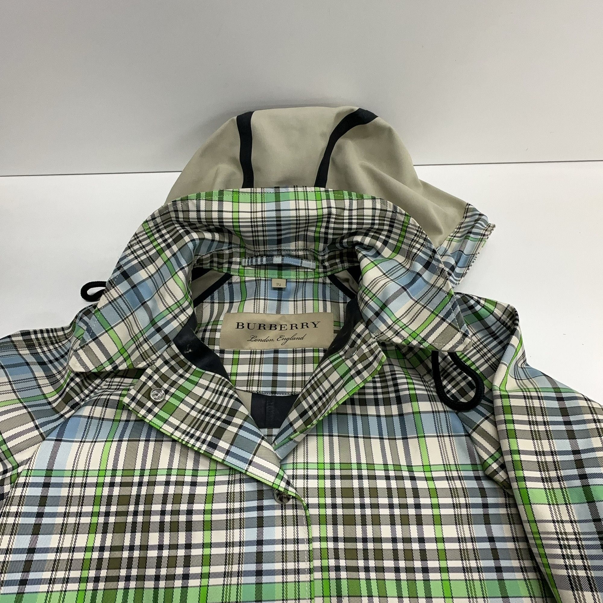 Burberry Burberry Check Hooded Long Coat US 2 Size XS / US 0-2 / IT 36-38 - 7 Thumbnail