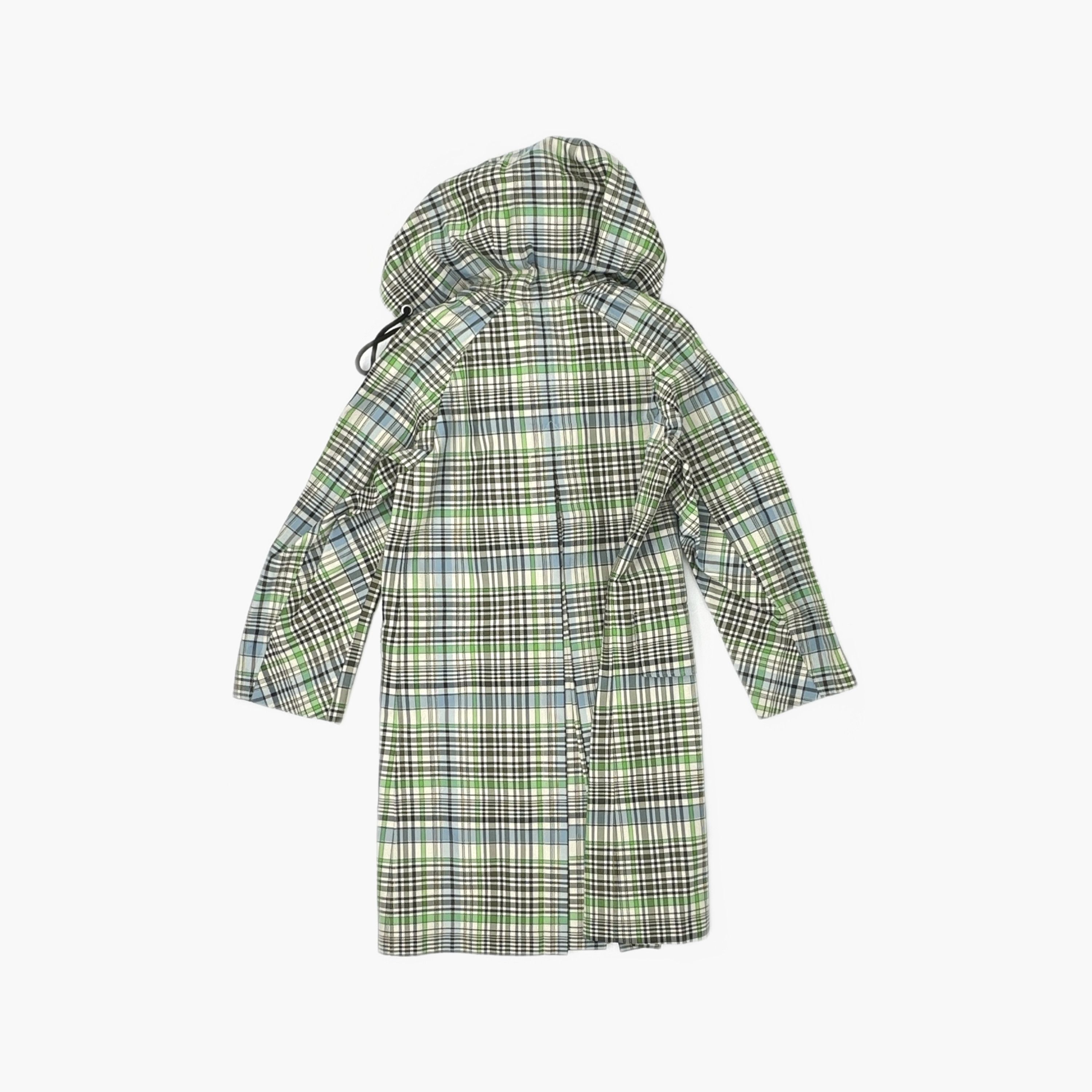 Burberry Burberry Check Hooded Long Coat US 2 Size XS / US 0-2 / IT 36-38 - 2 Thumbnail
