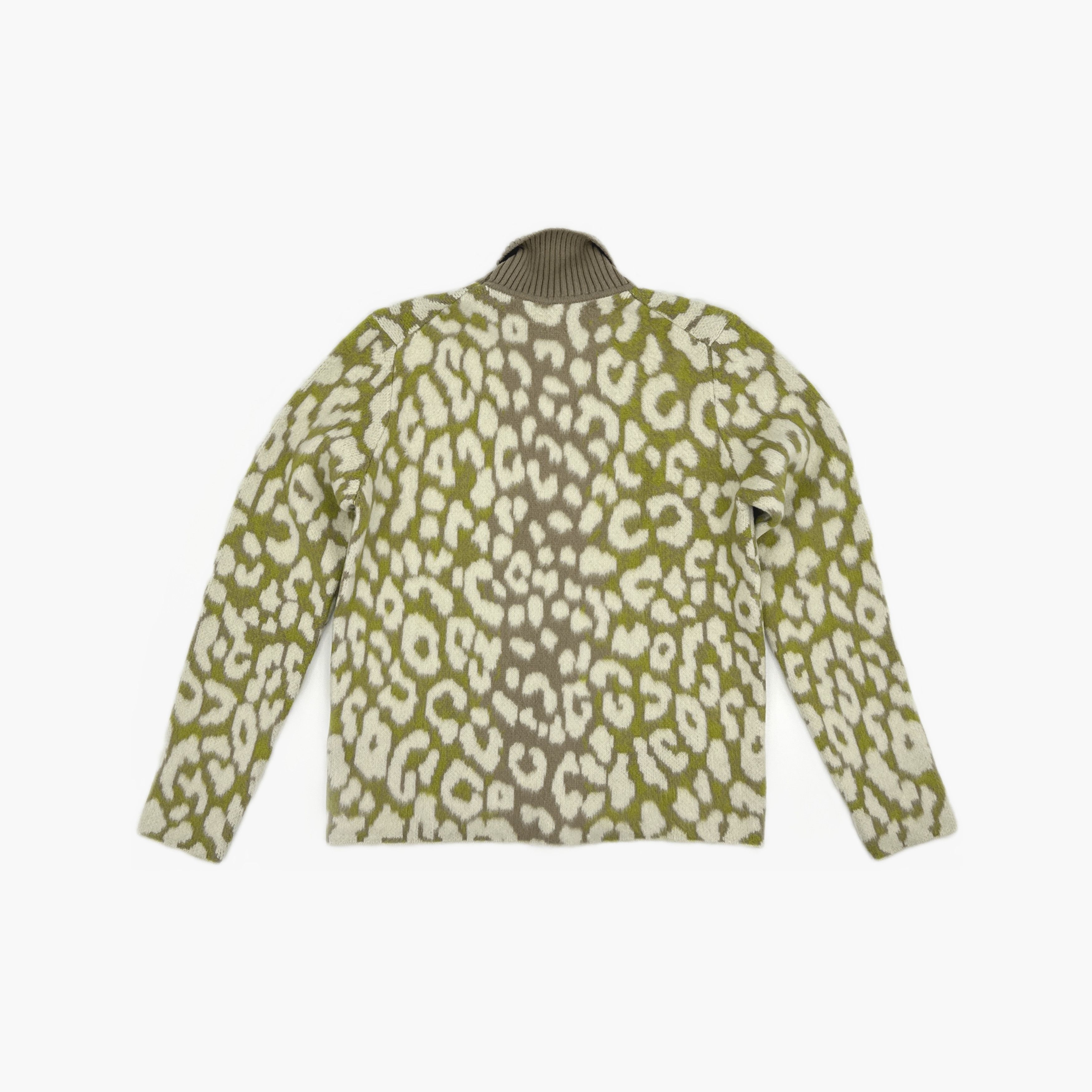 Dior Dior Leopard Jacquard Cashmere Sweater L Size US L / EU 52-54 / 3 - 2 Thumbnail