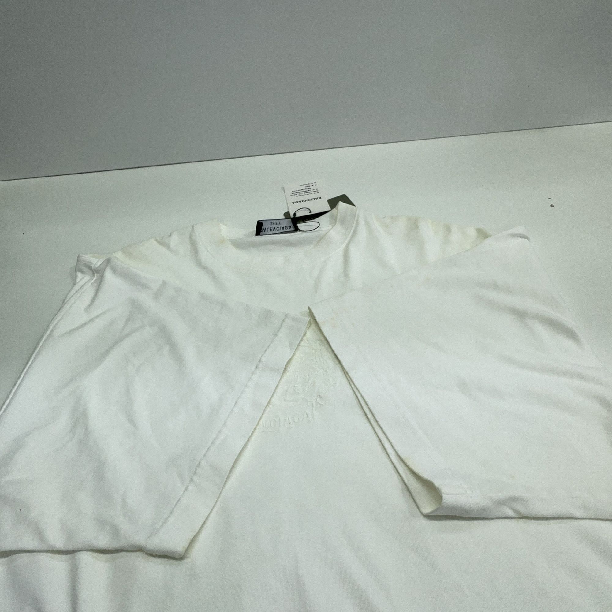 Balenciaga Balenciaga Wreath Logo Embroidered T-Shirt XS Size US XS / EU 42 / 0 - 10 Thumbnail