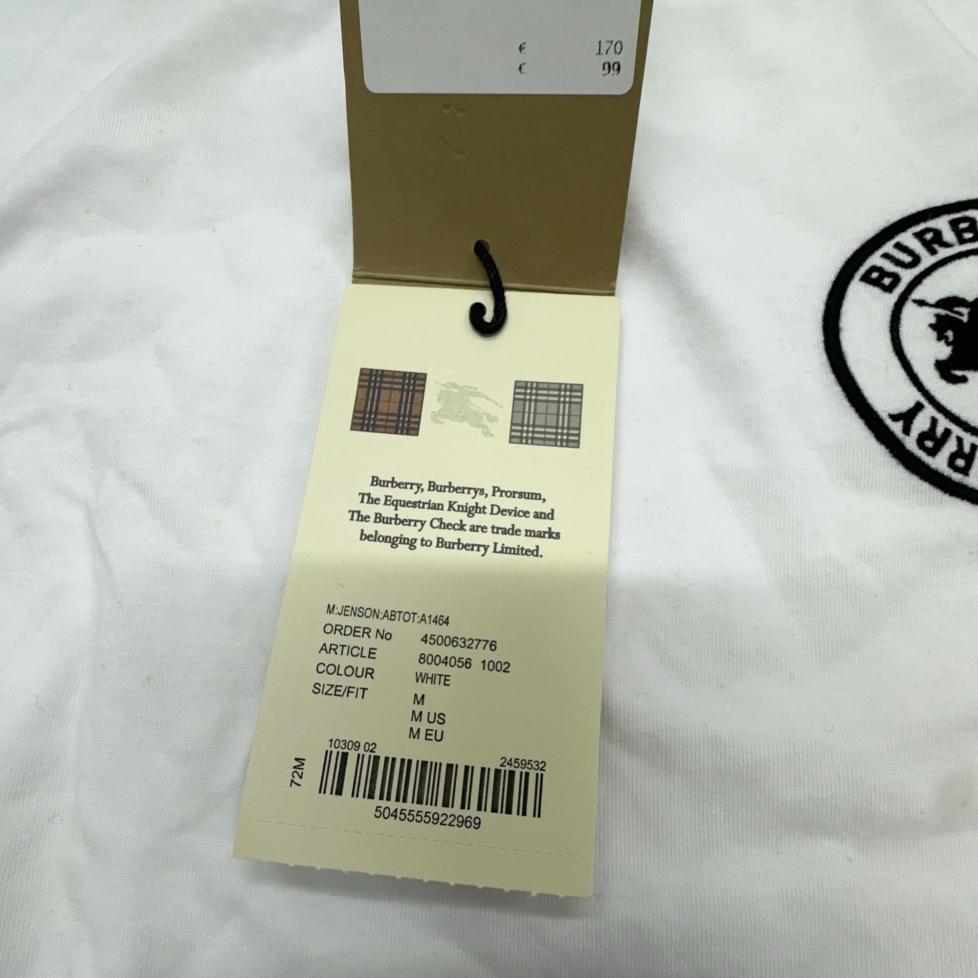 Burberry Burberry Logo Crest T-Shirt Size M Size US M / EU 48-50 / 2 - 10 Thumbnail