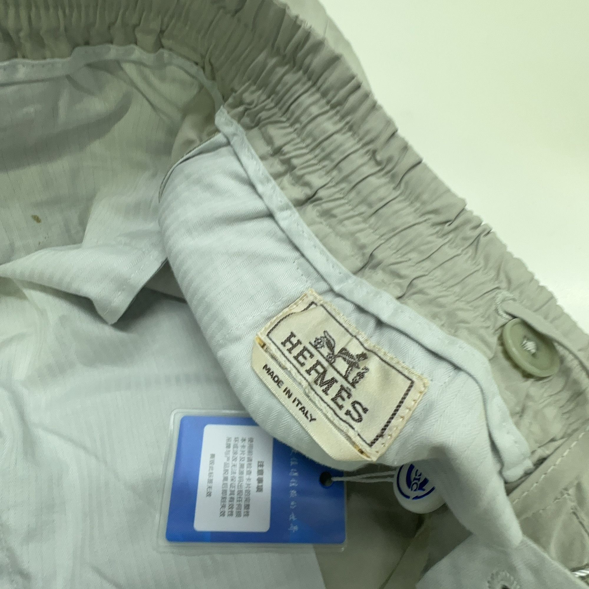 Hermes Hermes Gray Cotton Tapered Trousers 38 Size US 38 / EU 54 - 5 Thumbnail