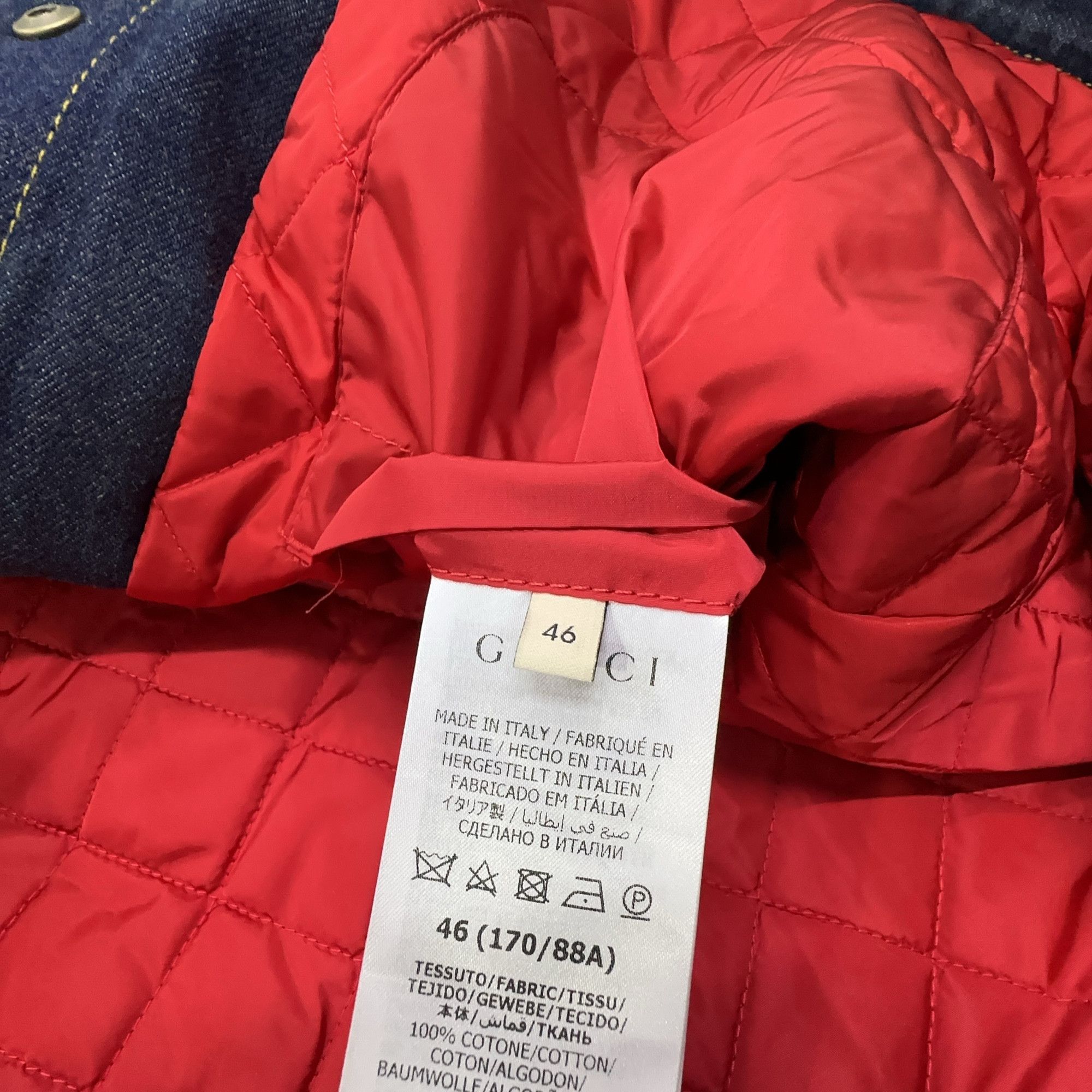 Gucci Gucci Logo Patch Lunar New Year Denim Jacket Size 46 Size US S / EU 44-46 / 1 - 4 Thumbnail