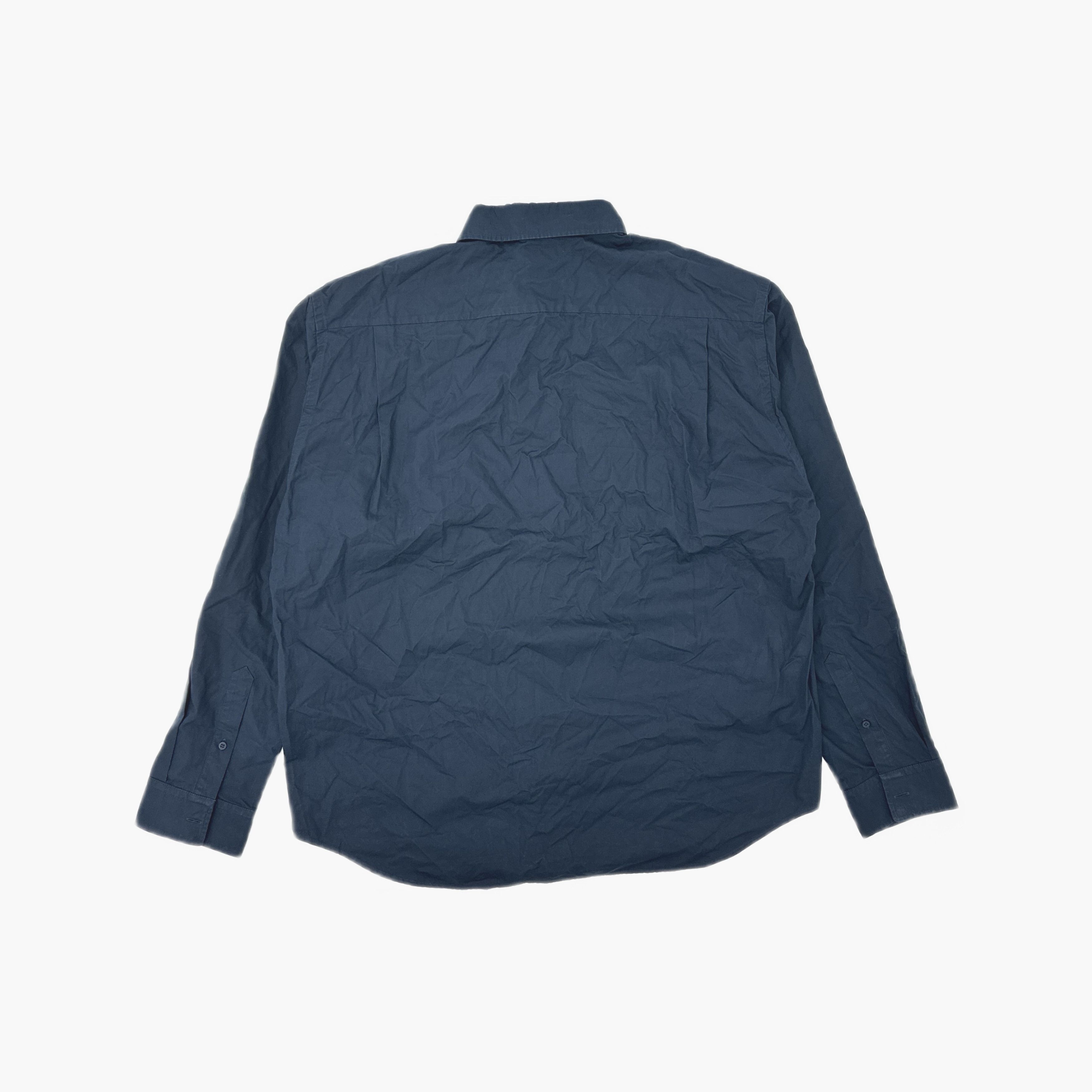 Balenciaga Balenciaga Unity Logo Blue Long Sleeve Shirt 38 Size US S / EU 44-46 / 1 - 2 Thumbnail