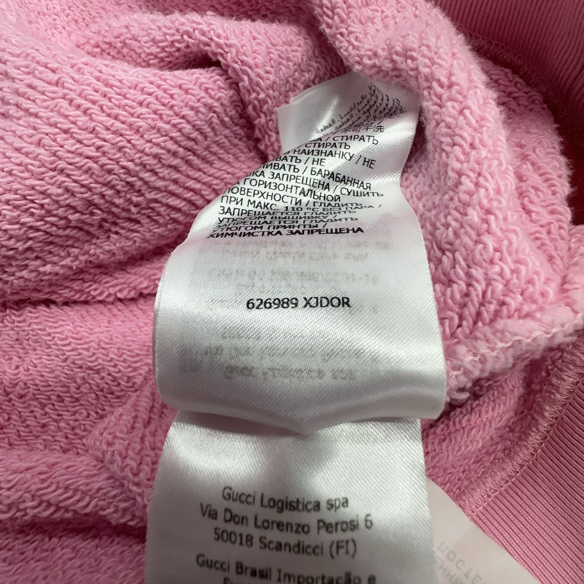 Gucci Gucci Apple Graphic Hoodie Pink Size L Size US L / EU 52-54 / 3 - 3 Thumbnail