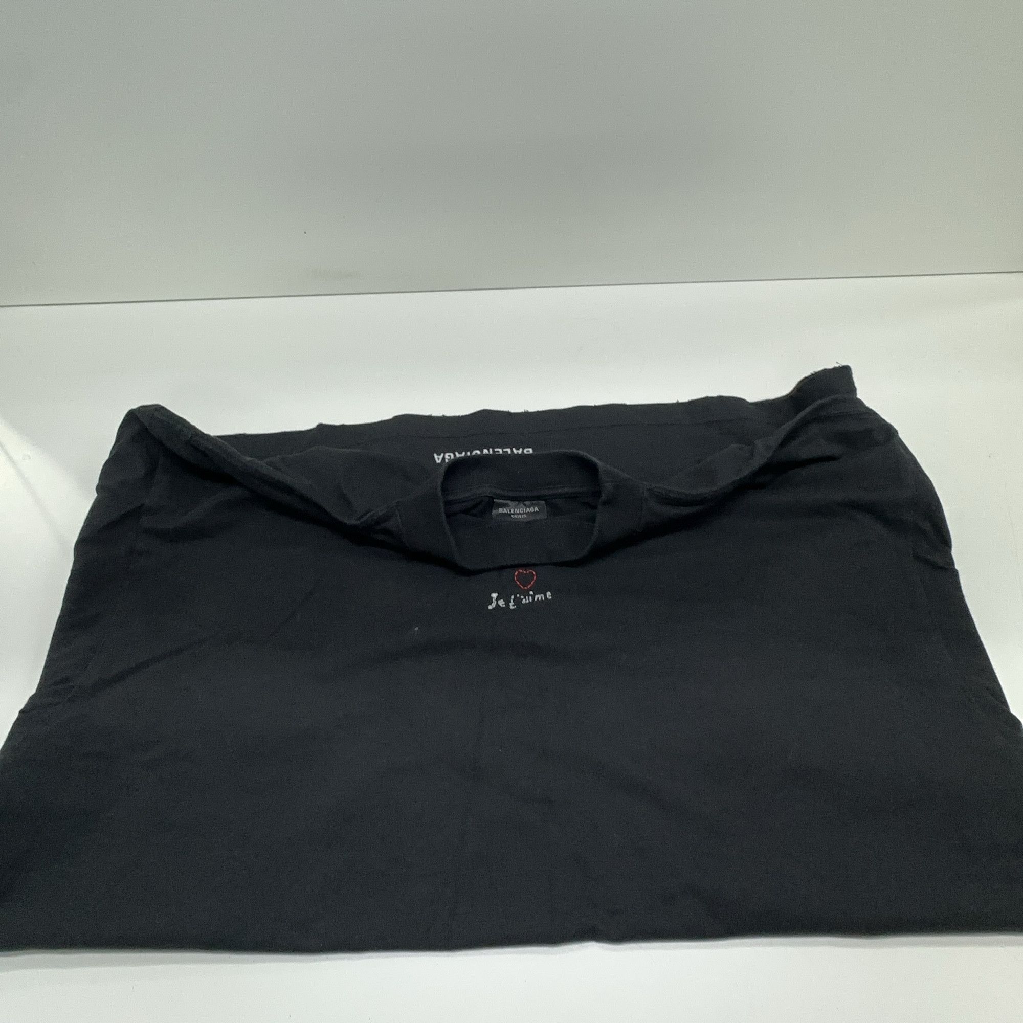 Balenciaga Balenciaga Je t'aime Heart Embroidered T-Shirt XS Size US XS / EU 42 / 0 - 6 Thumbnail