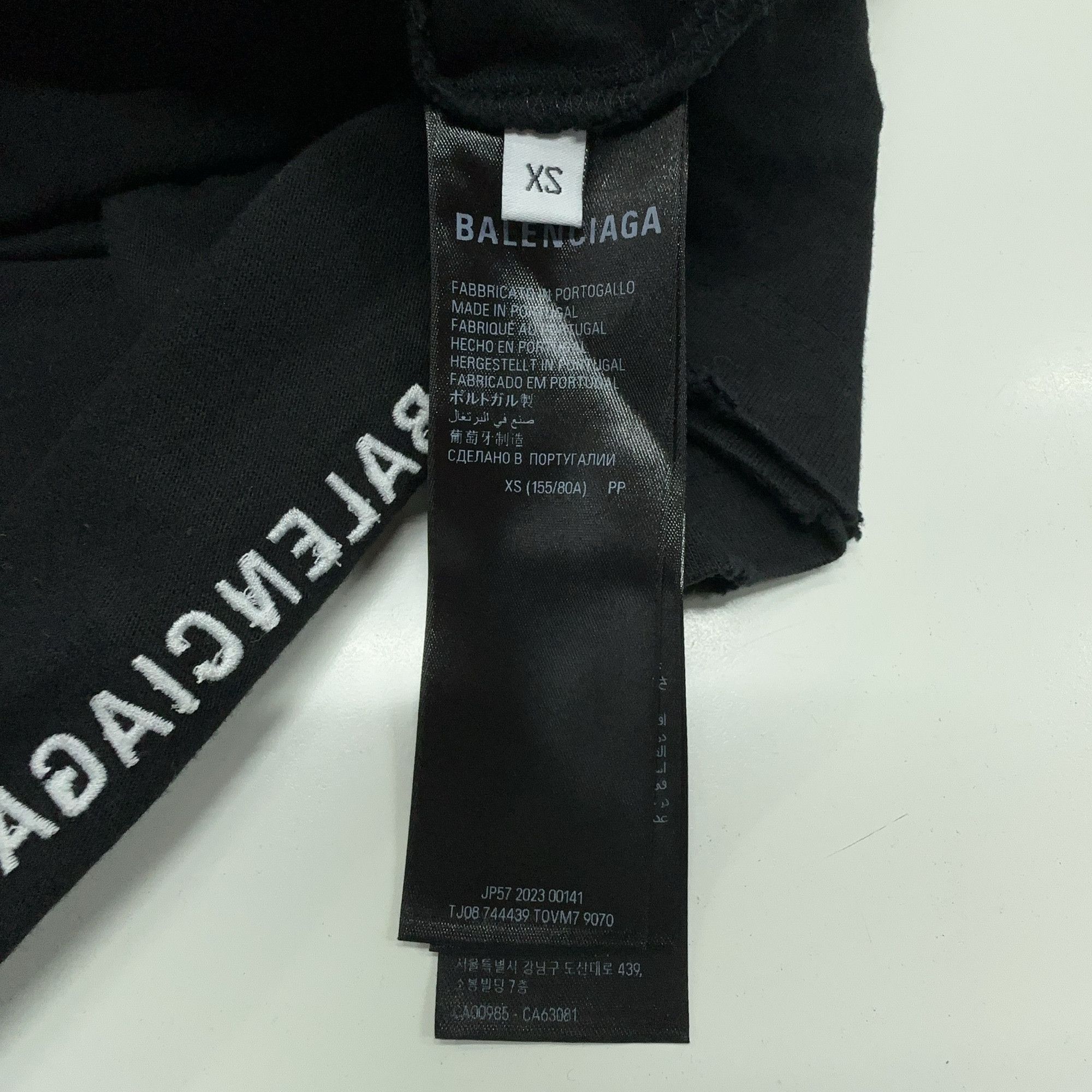 Balenciaga Balenciaga Je t'aime Heart Embroidered T-Shirt XS Size US XS / EU 42 / 0 - 3 Thumbnail