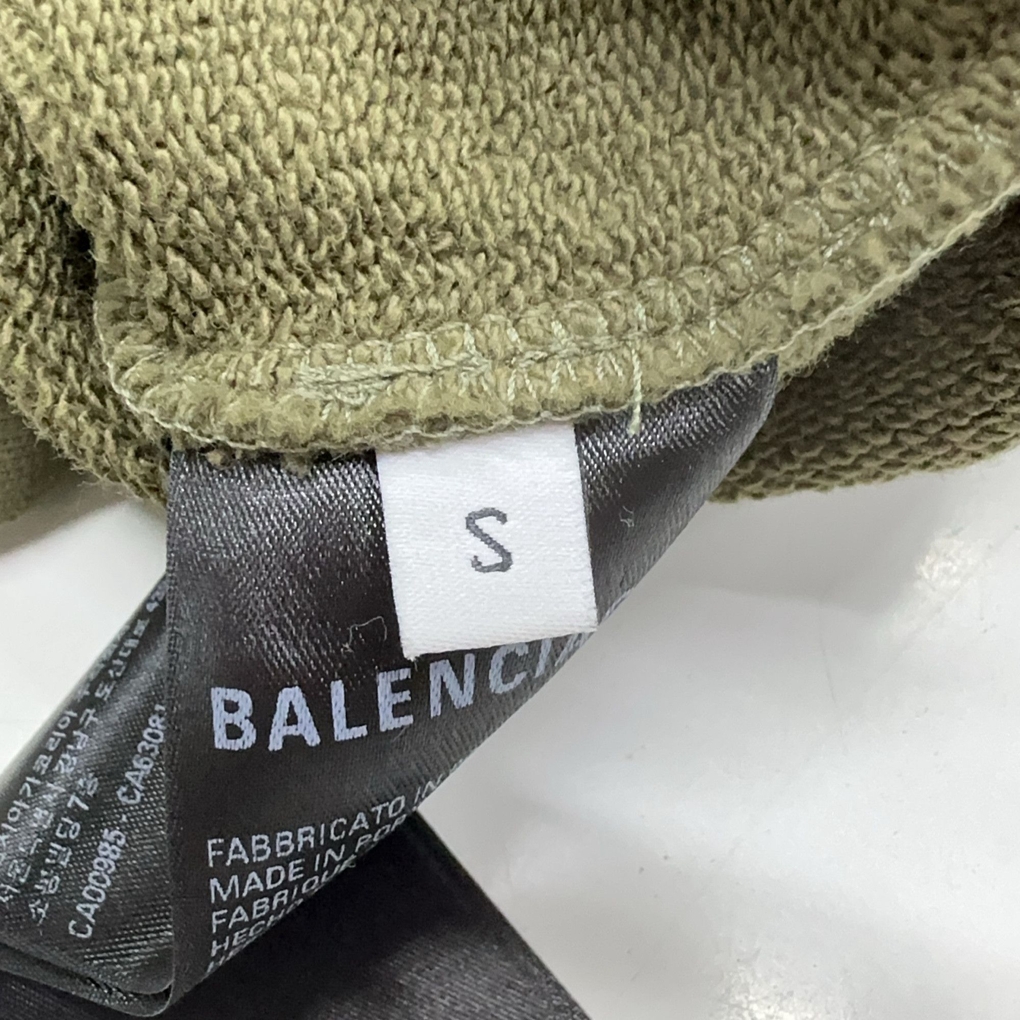 Balenciaga Balenciaga Green Political Campaign Hoodie S Size US S / EU 44-46 / 1 - 3 Thumbnail