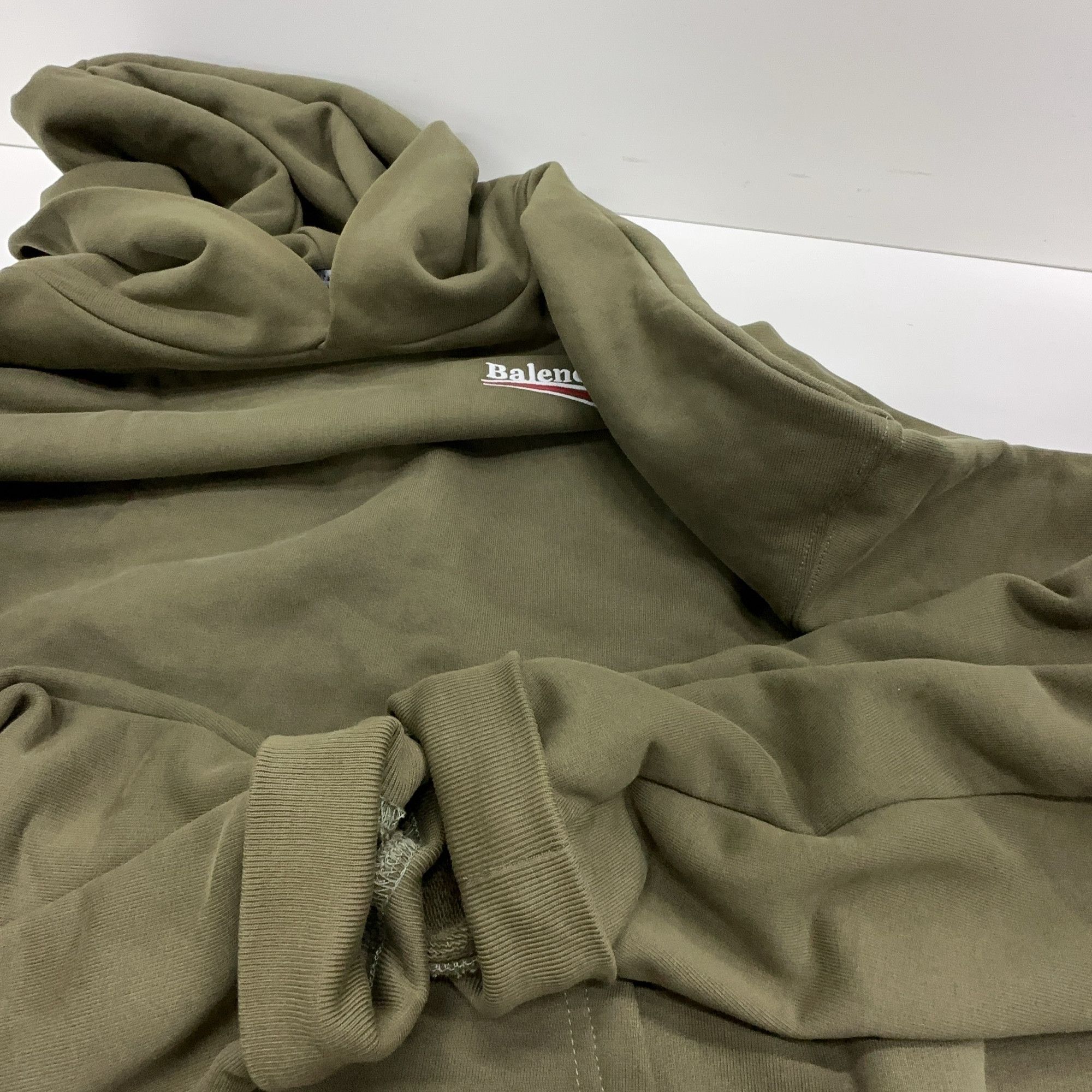 Balenciaga Balenciaga Green Political Campaign Hoodie S Size US S / EU 44-46 / 1 - 6 Thumbnail