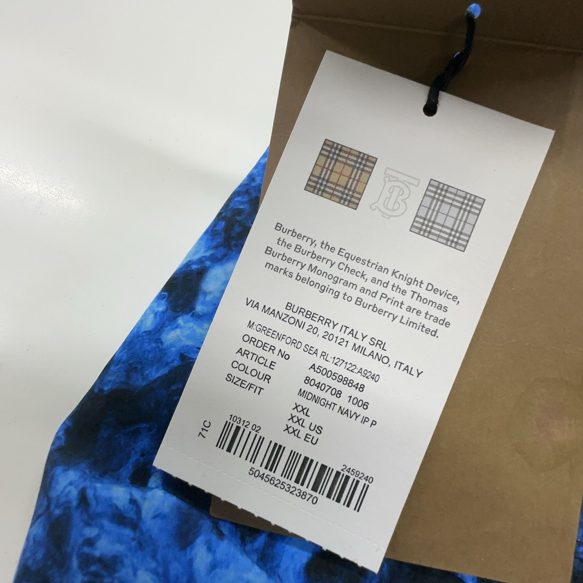 Burberry Burberry Water Print Swim Shorts XXL Size US 38 / EU 54 - 4 Thumbnail