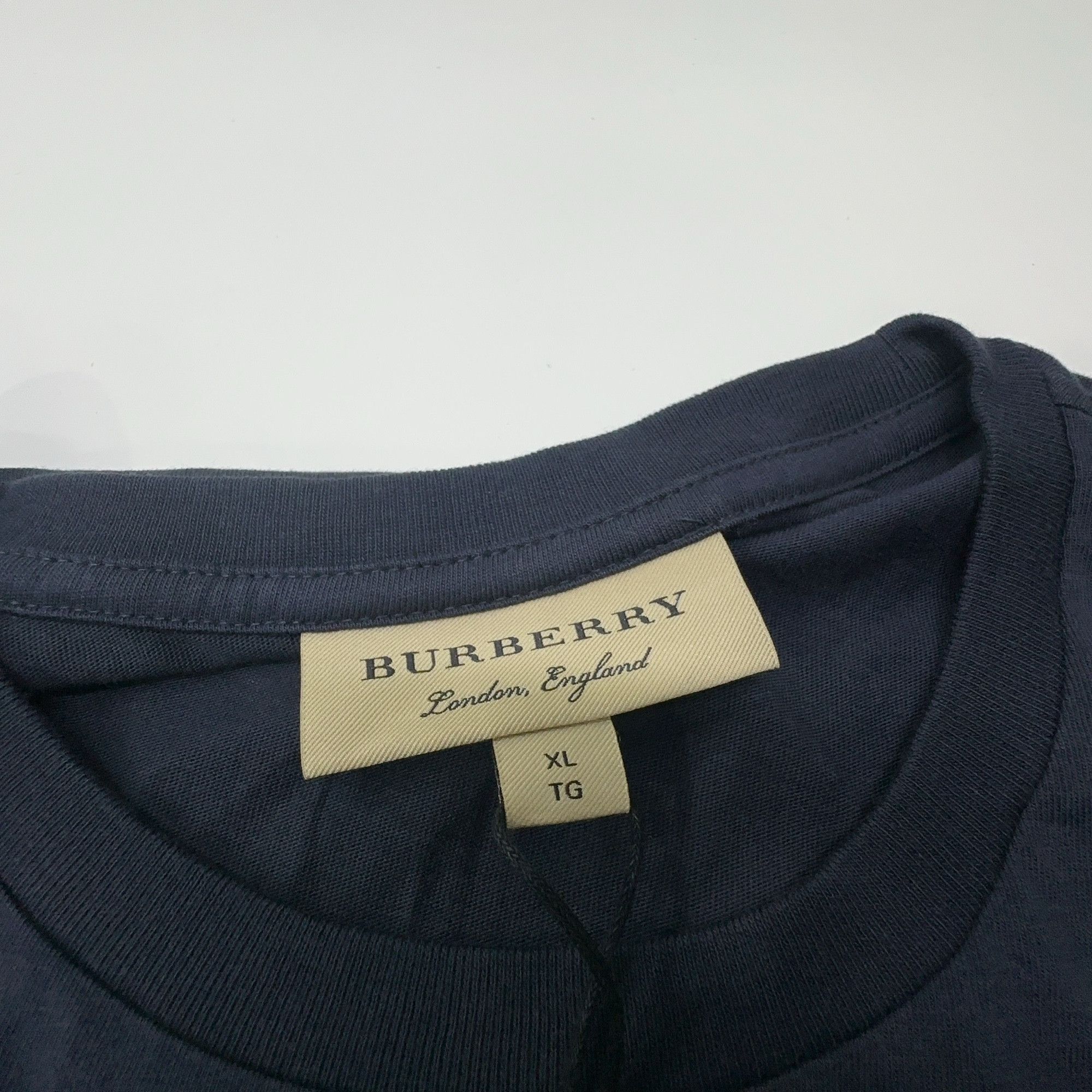 Burberry Burberry Horseferry Logo Navy T-Shirt XL Size US XL / EU 56 / 4 - 11 Thumbnail
