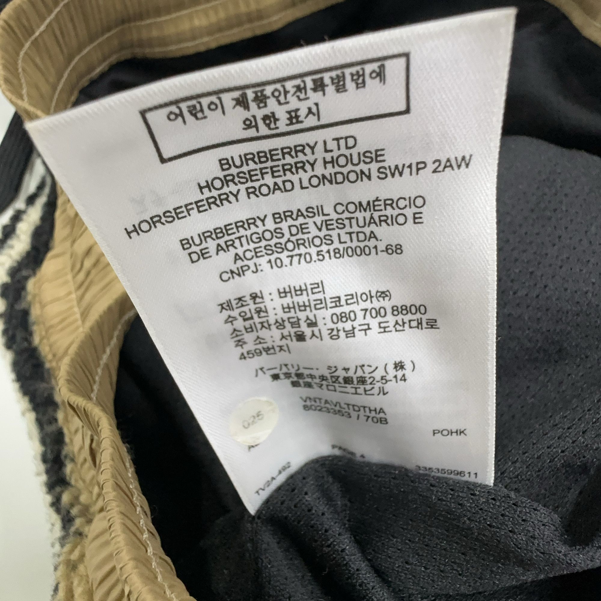 Burberry Burberry Striped Fleece Shorts Size M Size US 32 / EU 48 - 3 Thumbnail