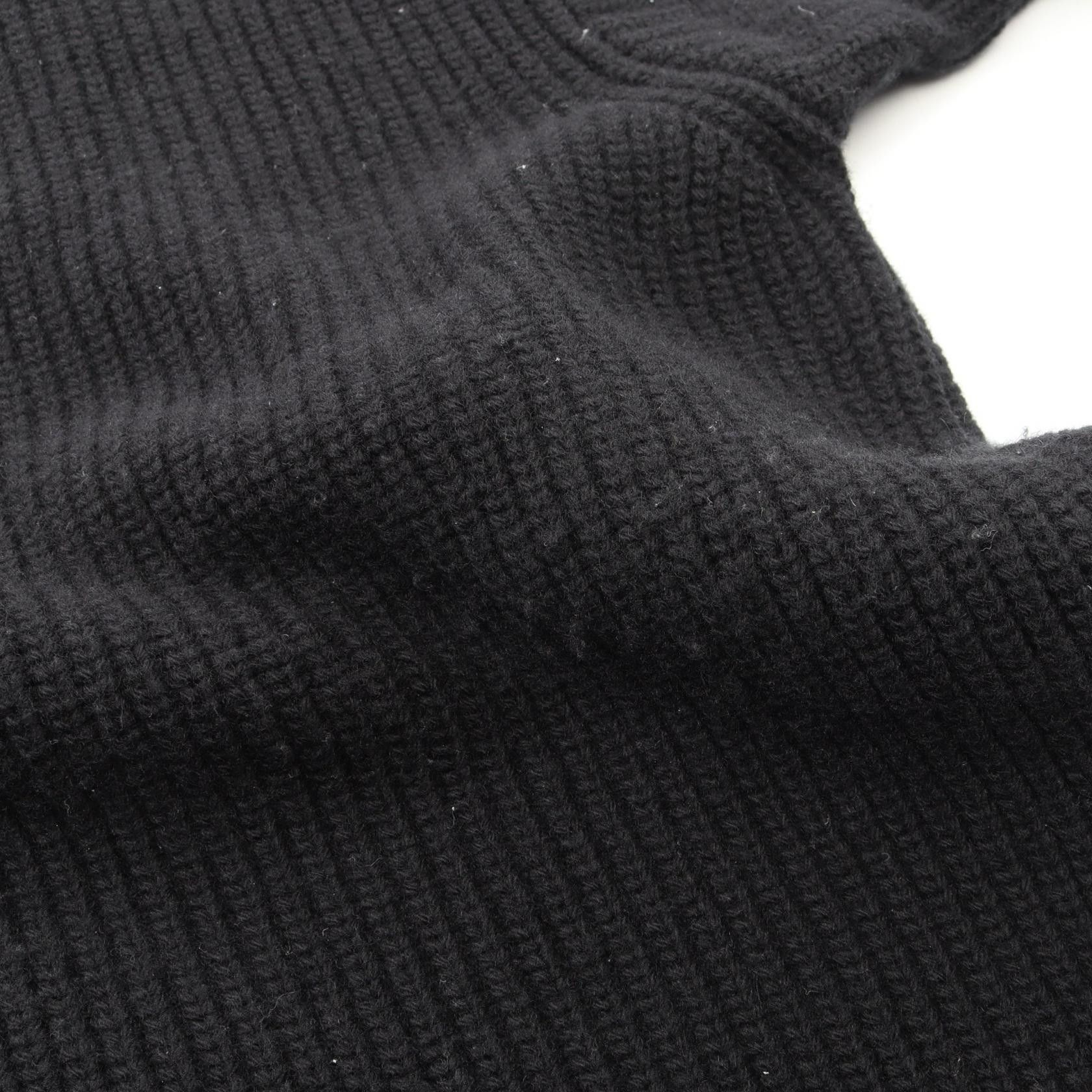 Celine Celine Celine Logo Oversize Wool Knit Top Textile Tops 2A19R423P DUTY FREE for USA Size ONE SIZE - 8 Thumbnail