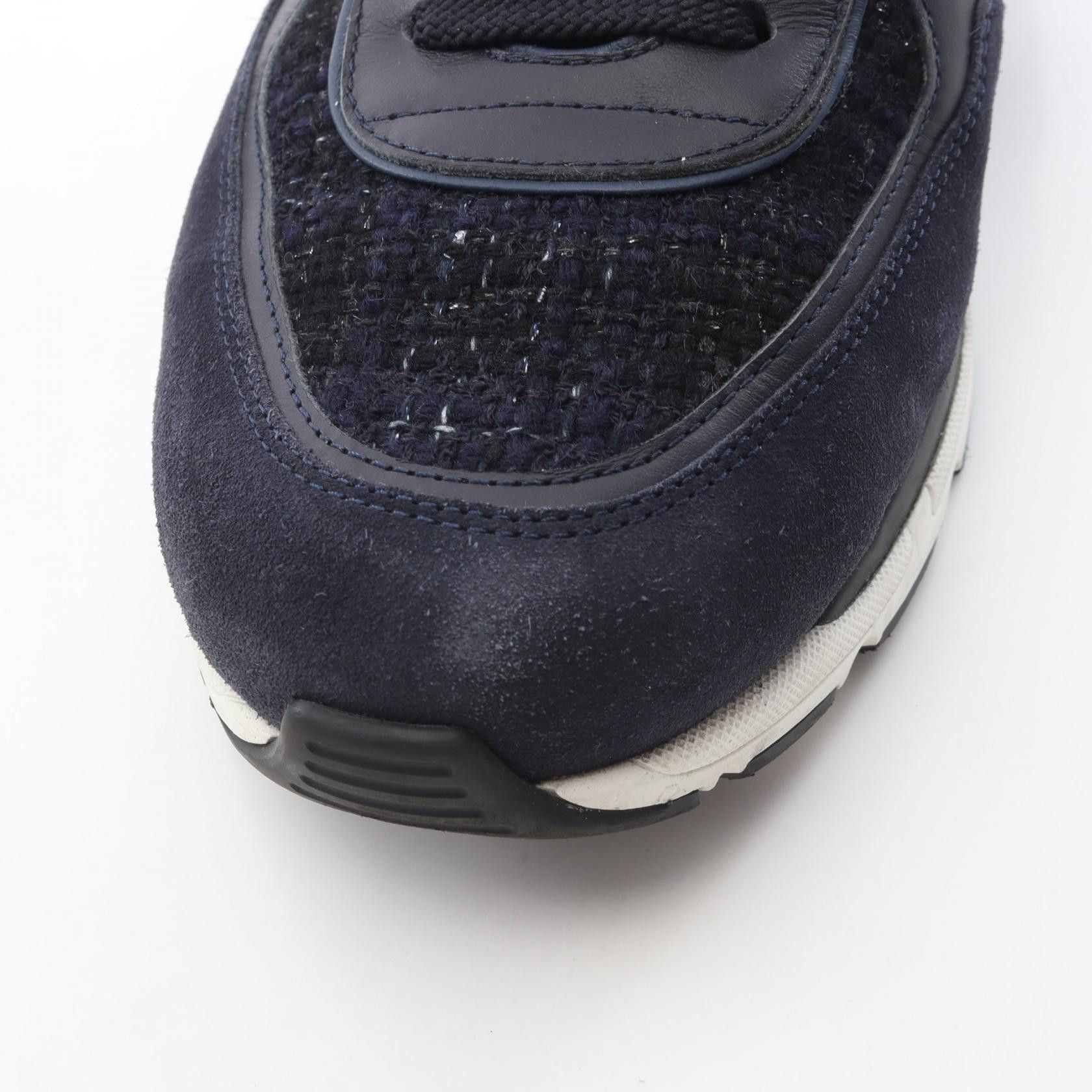 Chanel Chanel Chanel Coco Mark Fabric Suede Leather Sneakers Textile Shoes G39068 DUTY FREE for USA Size ONE SIZE - 8 Thumbnail