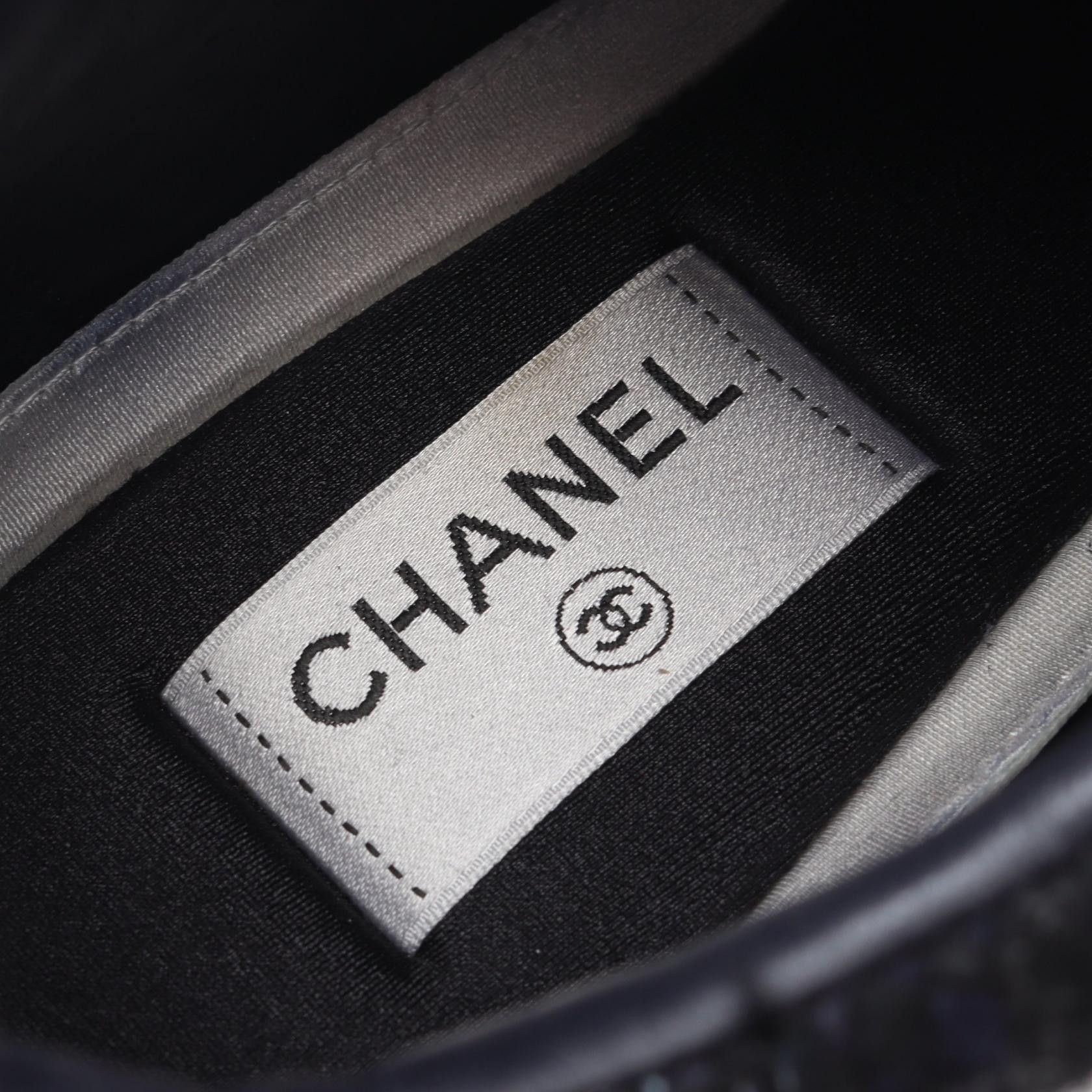 Chanel Chanel Chanel Coco Mark Fabric Suede Leather Sneakers Textile Shoes G39068 DUTY FREE for USA Size ONE SIZE - 5 Thumbnail