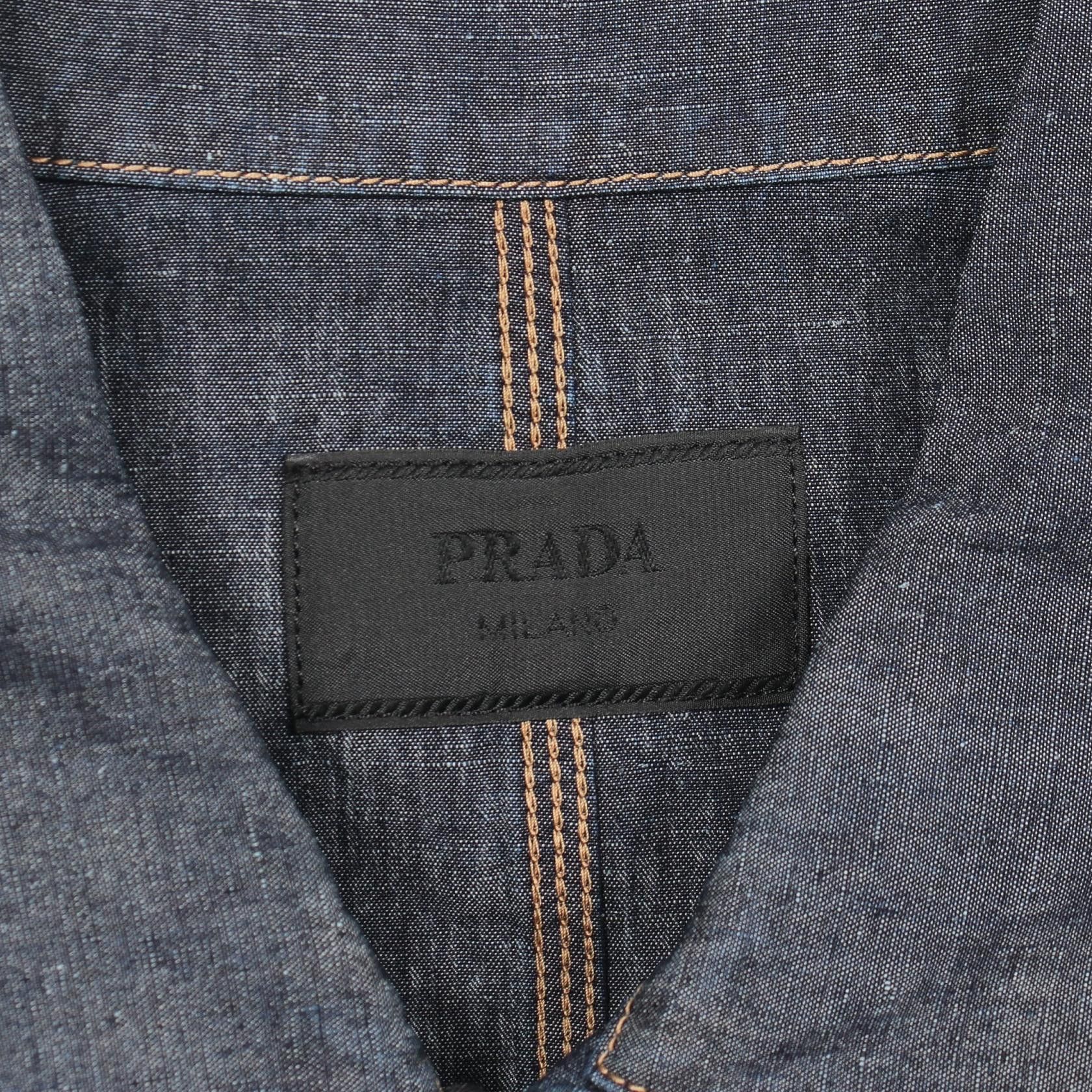 Prada Prada Prada Cotton Jacket Textile Outerwear GBE254 DUTY FREE for USA Size ONE SIZE - 3 Thumbnail