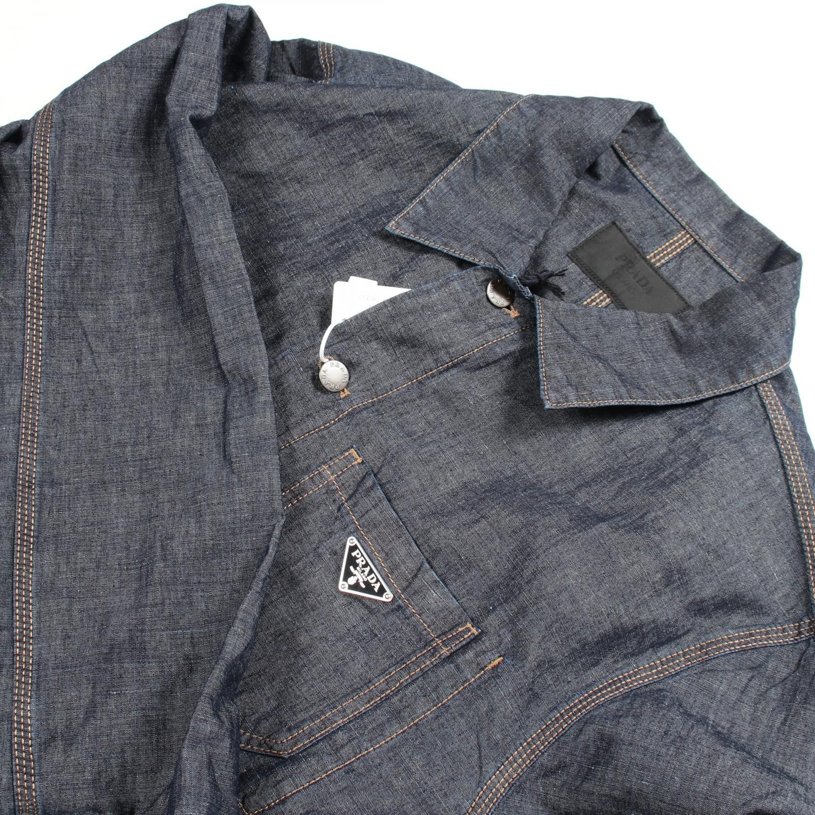 Prada Prada Prada Cotton Jacket Textile Outerwear GBE254 DUTY FREE for USA Size ONE SIZE - 6 Thumbnail