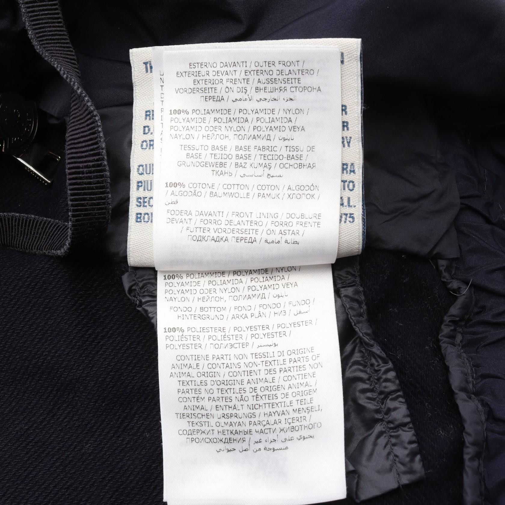Moncler Moncler Moncler Nylon Cotton Down Jacket Textile Outerwear 8451700 DUTY FREE for USA Size ONE SIZE - 5 Thumbnail