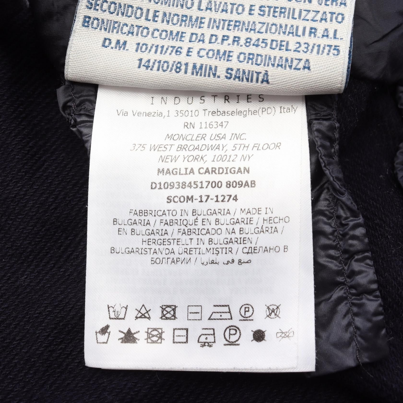 Moncler Moncler Moncler Nylon Cotton Down Jacket Textile Outerwear 8451700 DUTY FREE for USA Size ONE SIZE - 4 Thumbnail