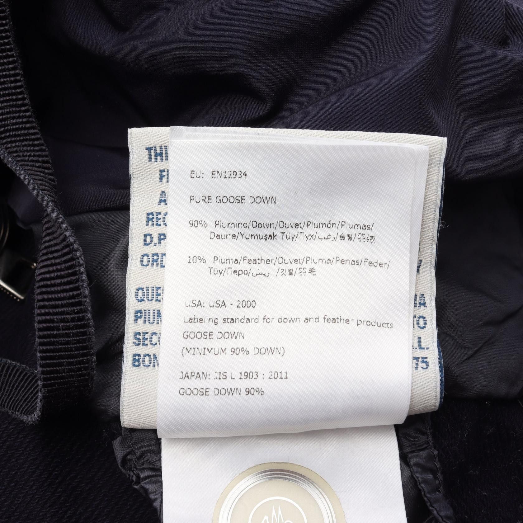 Moncler Moncler Moncler Nylon Cotton Down Jacket Textile Outerwear 8451700 DUTY FREE for USA Size ONE SIZE - 6 Thumbnail