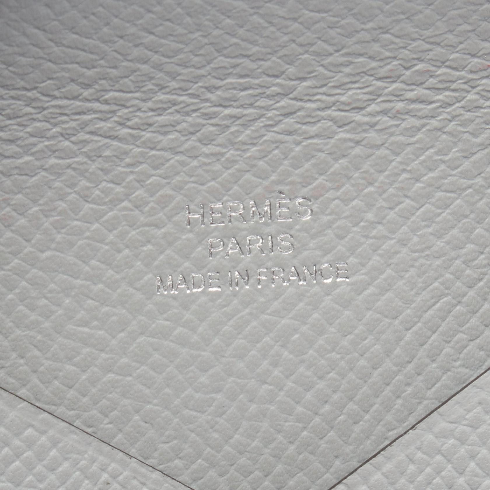 Hermes Hermes Hermes Calvi Leather Coin Case Leather Coin Case K DUTY FREE for USA Size ONE SIZE - 4 Thumbnail