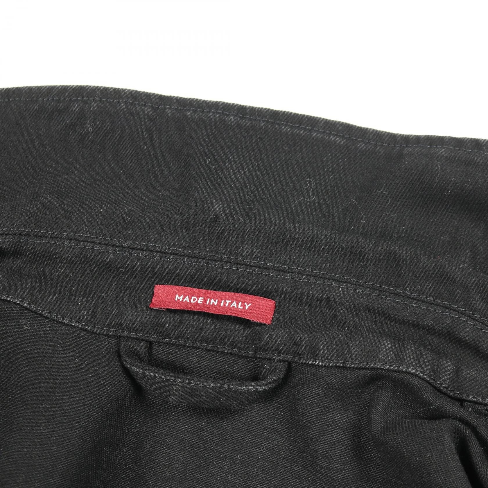Gucci Gucci Gucci Rhinestone Logo Cotton Denim Jacket Textile Outerwear 804171 DUTY FREE for USA Size ONE SIZE - 6 Thumbnail