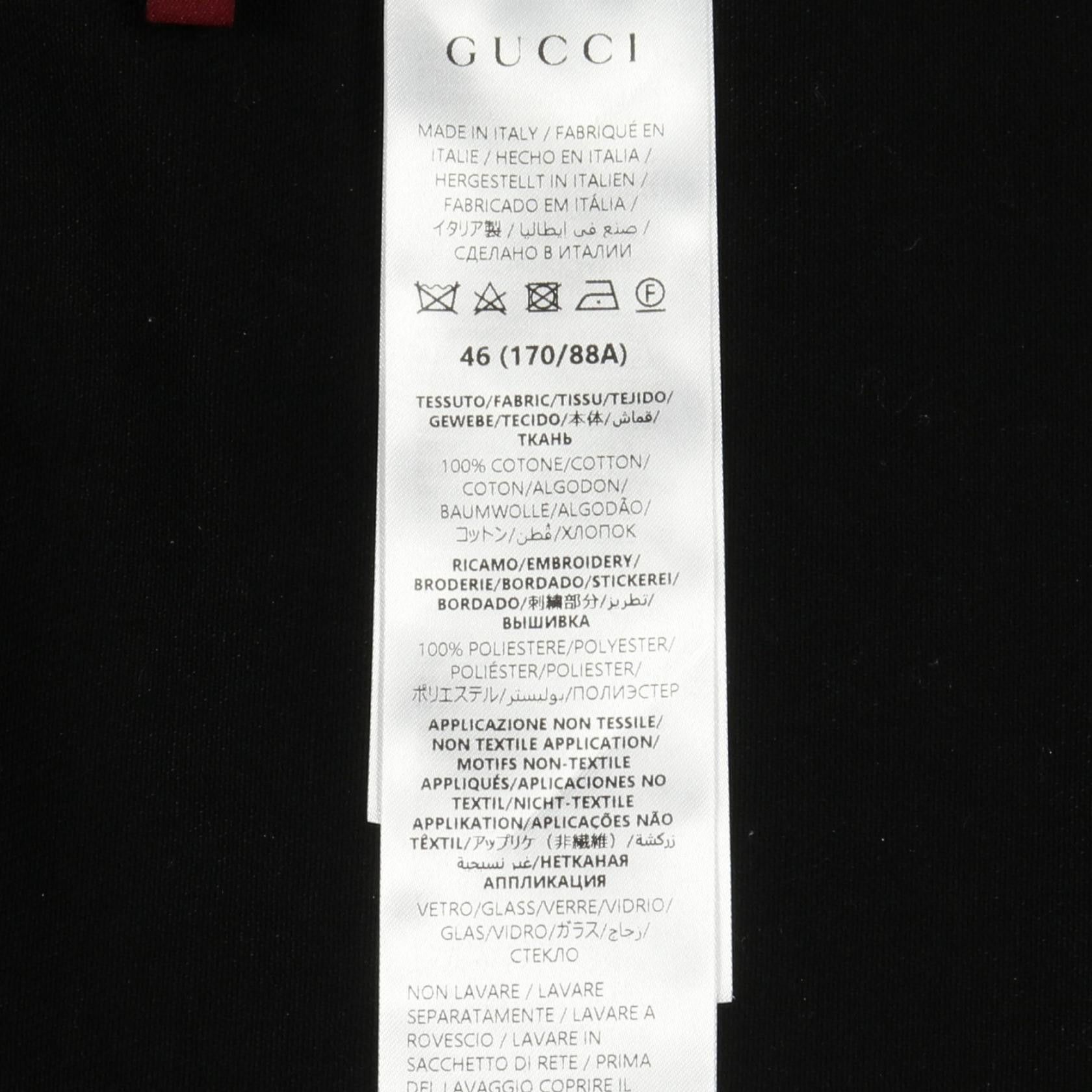 Gucci Gucci Gucci Rhinestone Logo Cotton Denim Jacket Textile Outerwear 804171 DUTY FREE for USA Size ONE SIZE - 4 Thumbnail