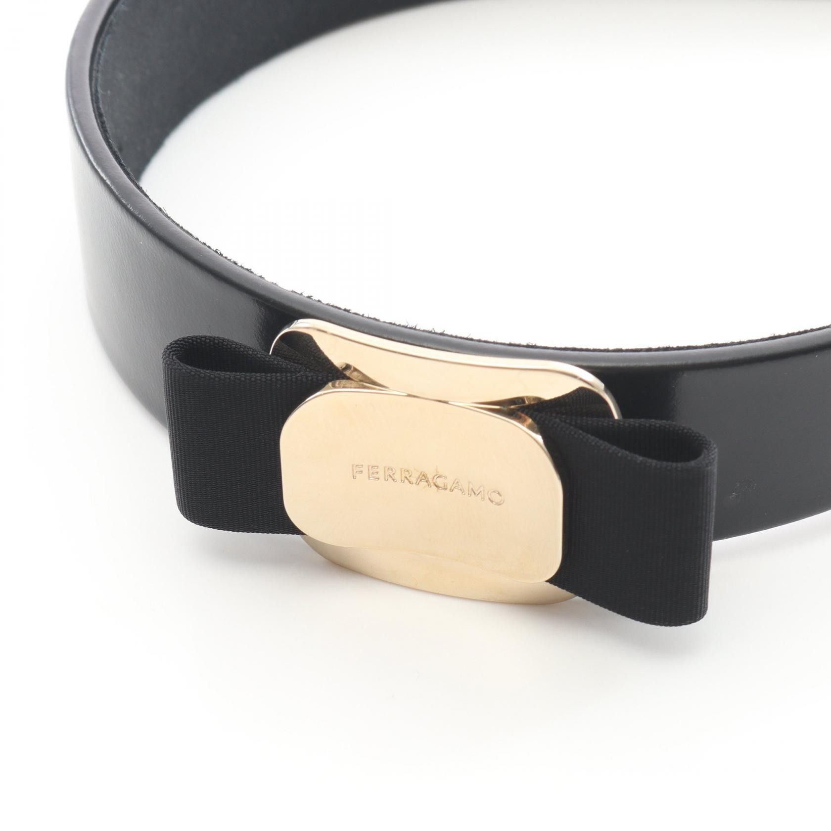 Salvatore Ferragamo Salvatore Ferragamo Salvatore Ferragamo Vara Ribbon Leather Hair Accessory Leather Other DUTY FREE for USA Size ONE SIZE - 3 Thumbnail