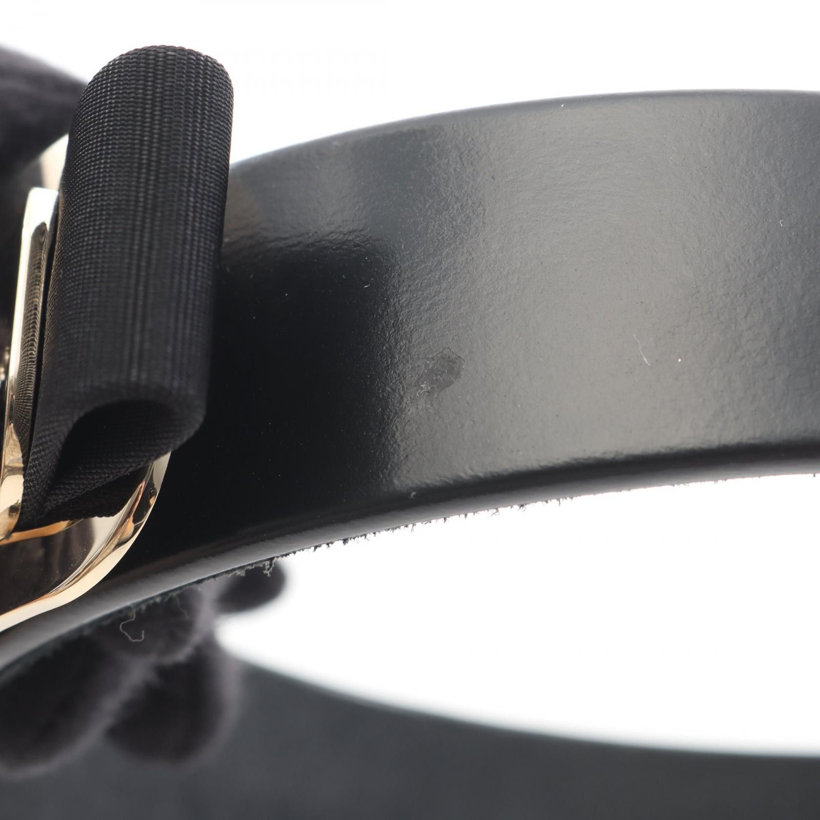 Salvatore Ferragamo Salvatore Ferragamo Salvatore Ferragamo Vara Ribbon Leather Hair Accessory Leather Other DUTY FREE for USA Size ONE SIZE - 5 Thumbnail