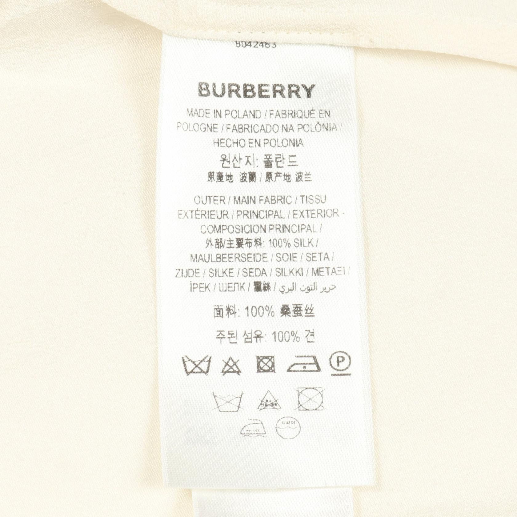 Burberry Burberry Burberry Horseferry Print Silk Top Textile Tops DUTY FREE for USA Size ONE SIZE - 4 Thumbnail