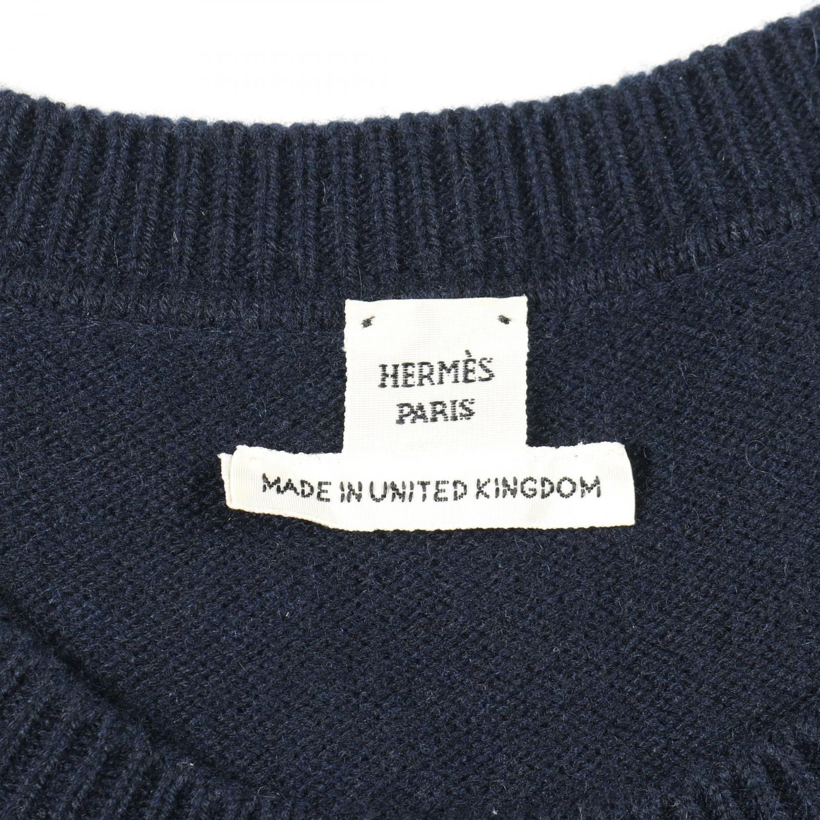 Hermes Hermes Hermes Serie Button Cotton Cashmere Dress Textile Dresses DUTY FREE for USA Size ONE SIZE - 3 Thumbnail