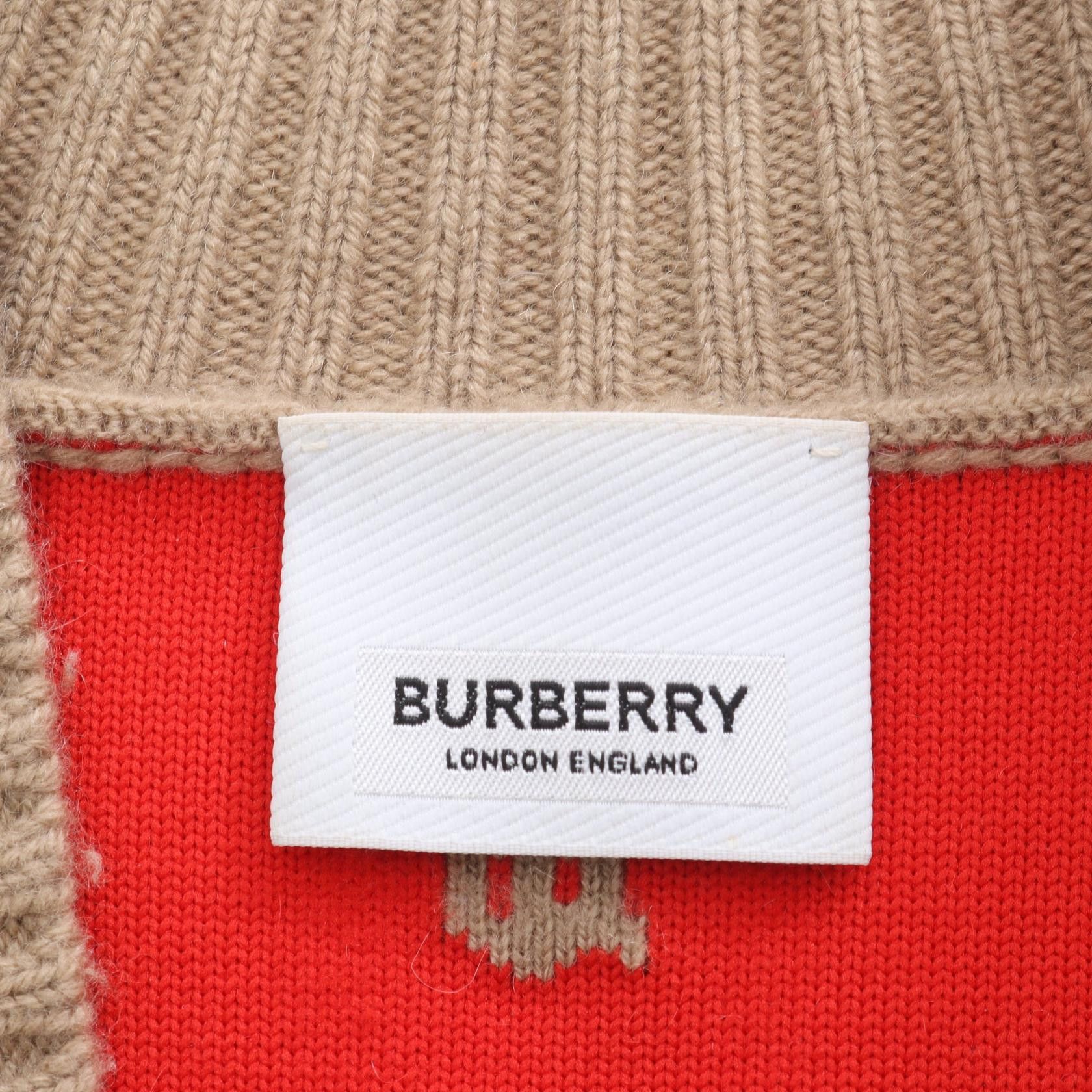 Burberry Burberry Burberry TB Logo Wool Cashmere Blend Cardigan Textile Tops 8021032 DUTY FREE for USA Size ONE SIZE - 3 Thumbnail